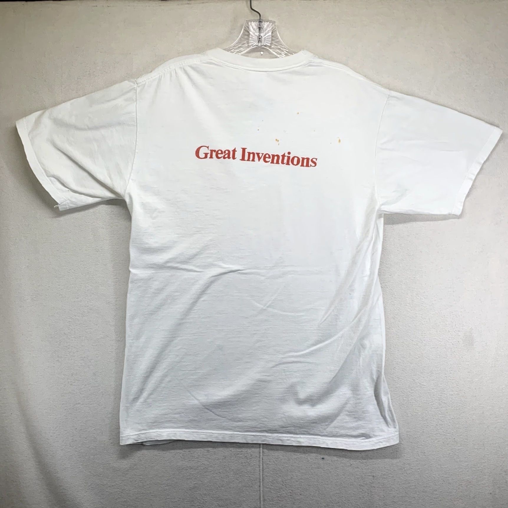 Jerzees VINTAGE Microsoft T-Shirt Men Medium Small White 90s Computer Tech Logo Slim Fit USA Size US M / EU 48-50 / 2 - 3 Thumbnail