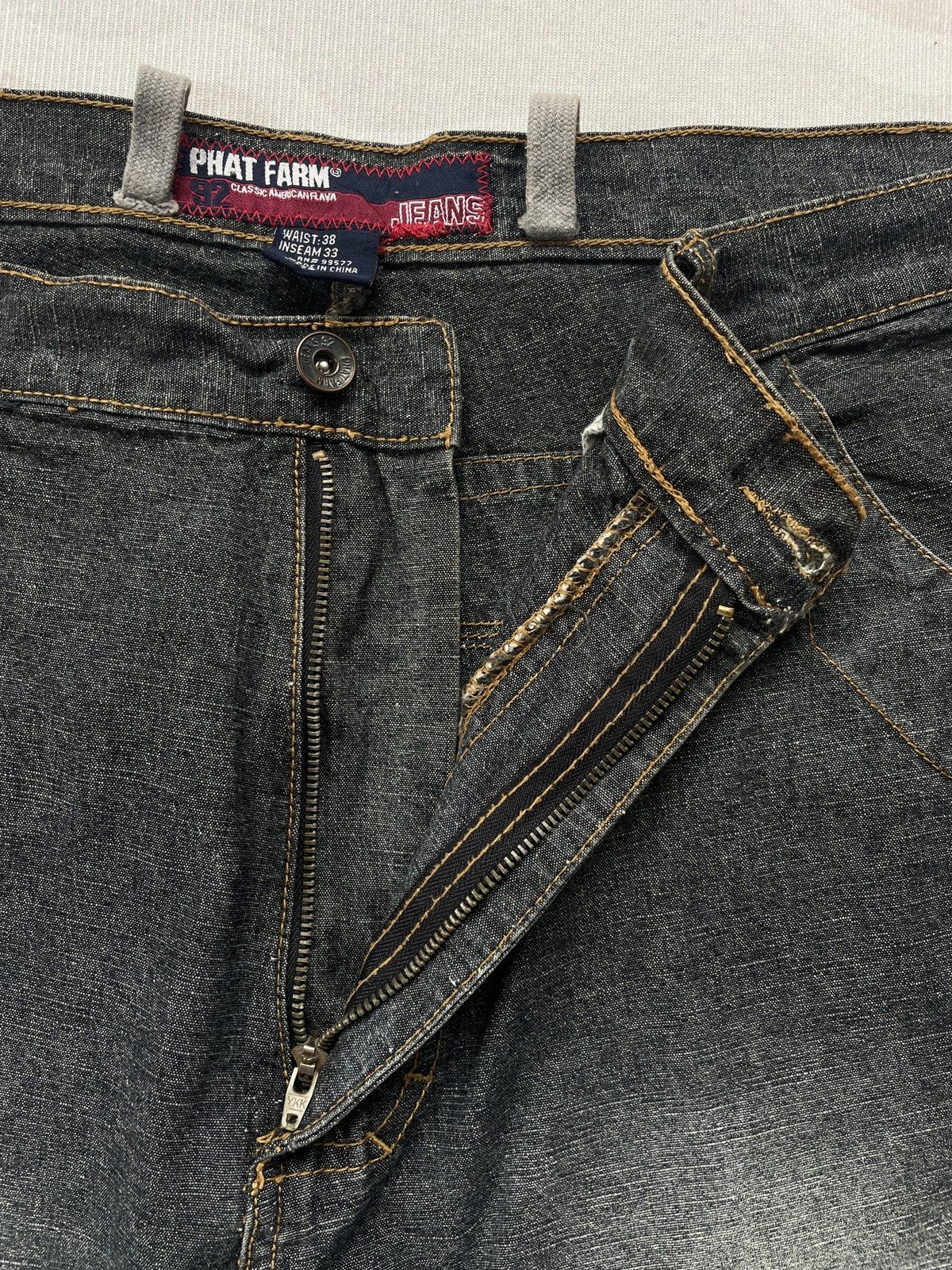 Phat Farm Vintage Phat Farm Baggy Denim Size US 37 - 7 Thumbnail