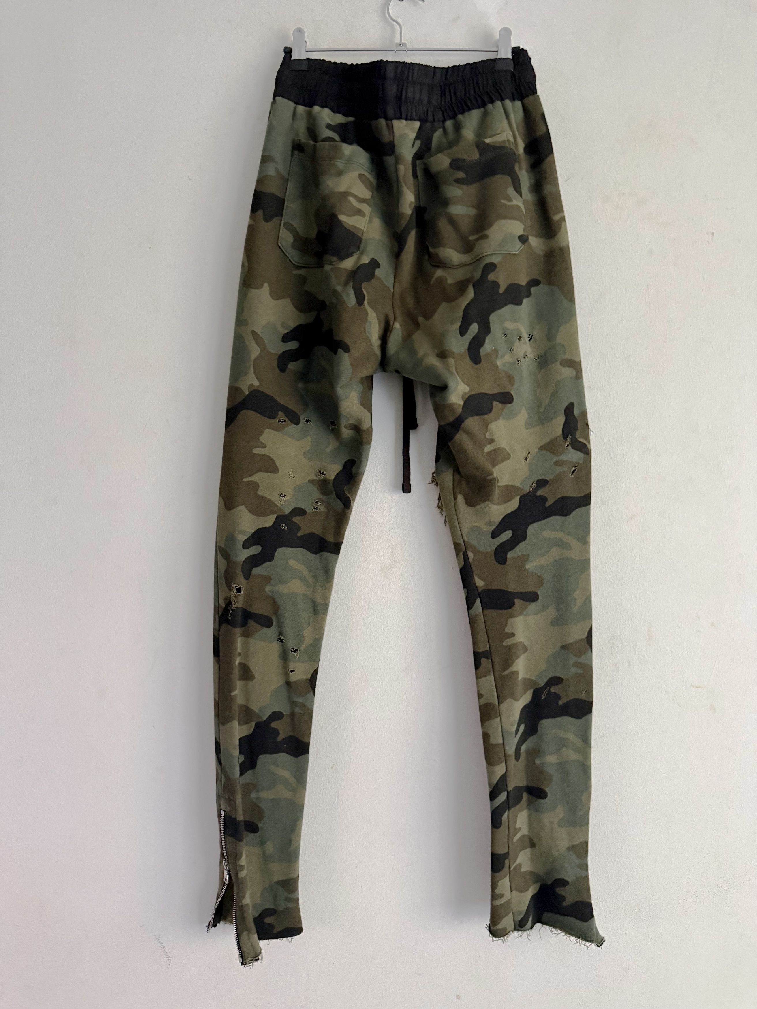 Amiri Amiri MX1 Leather Patch Sweatpants Camo Size US 30 / EU 46 - 3 Thumbnail