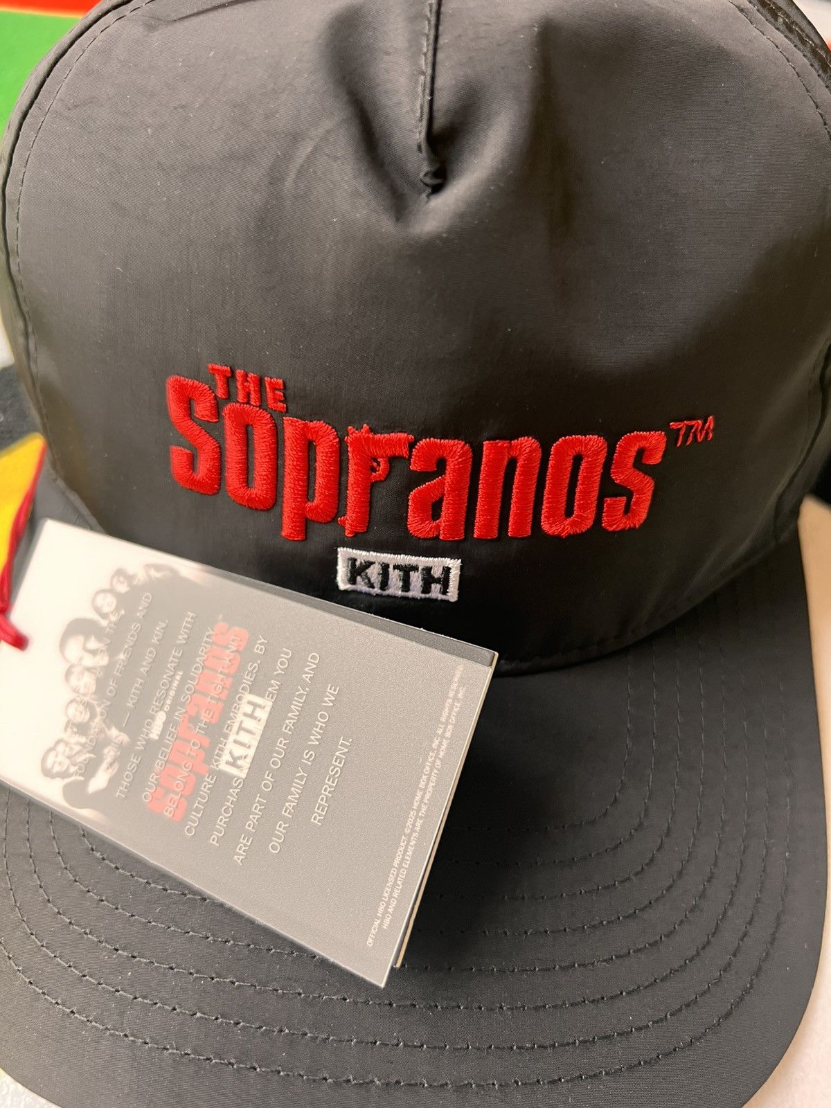 Kith KITH x The Sopranos Nylon Bay Low Pinch Crown Cap Black hat Size ONE SIZE - 3 Thumbnail