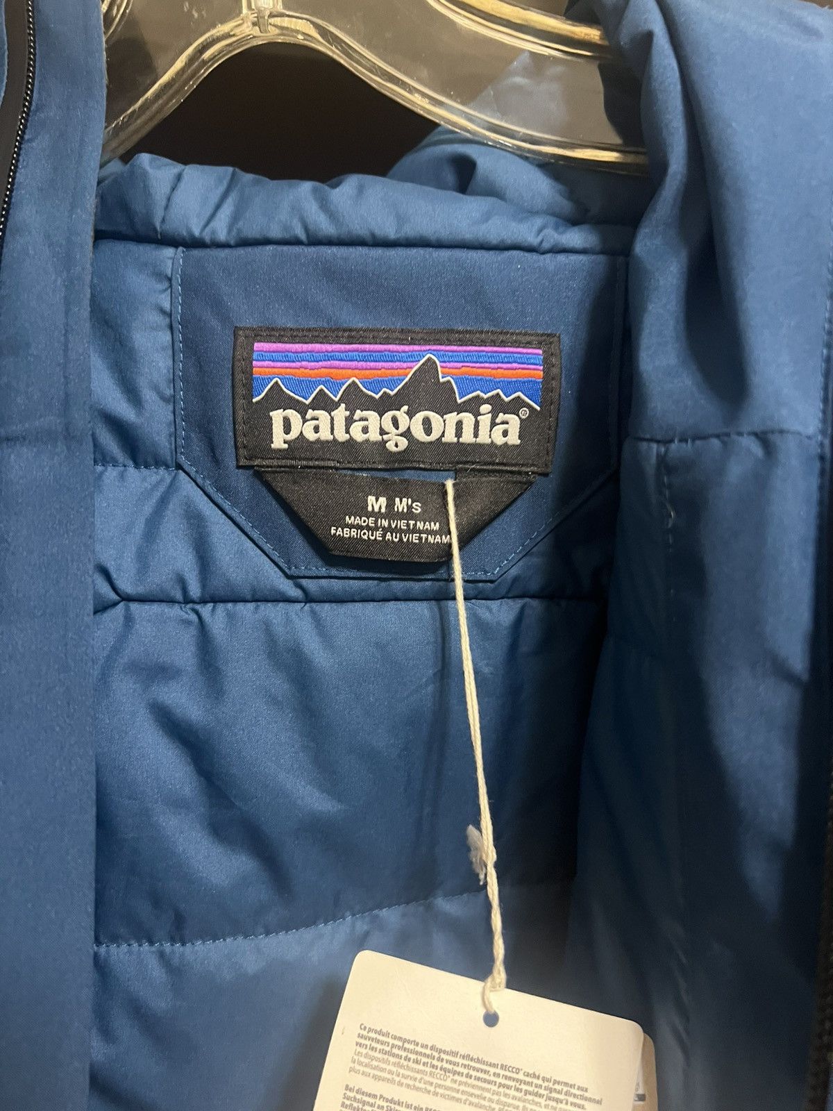 Patagonia Patagonia blue insulated Powder Town jacket medium Size US M / EU 48-50 / 2 - 3 Thumbnail