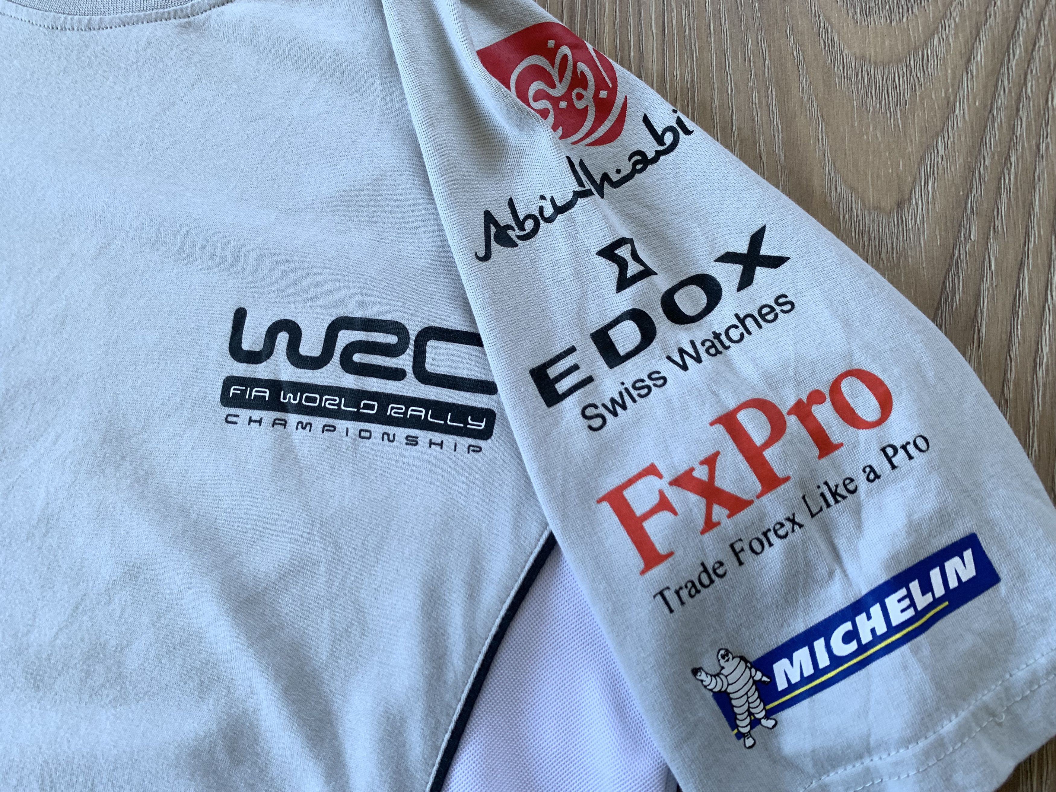 Vintage Vintage WRC FIA Rally Championship 2011 Printed T-Shirt Size US M / EU 48-50 / 2 - 5 Thumbnail