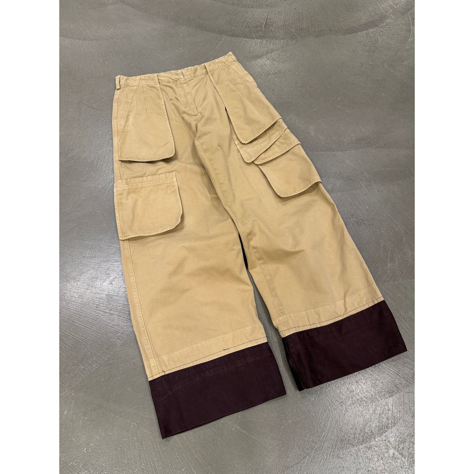 Dries Van Noten 2000s Dries Van Noten wide cargo pants Size 24" / US 00 / IT 34 - 4 Thumbnail