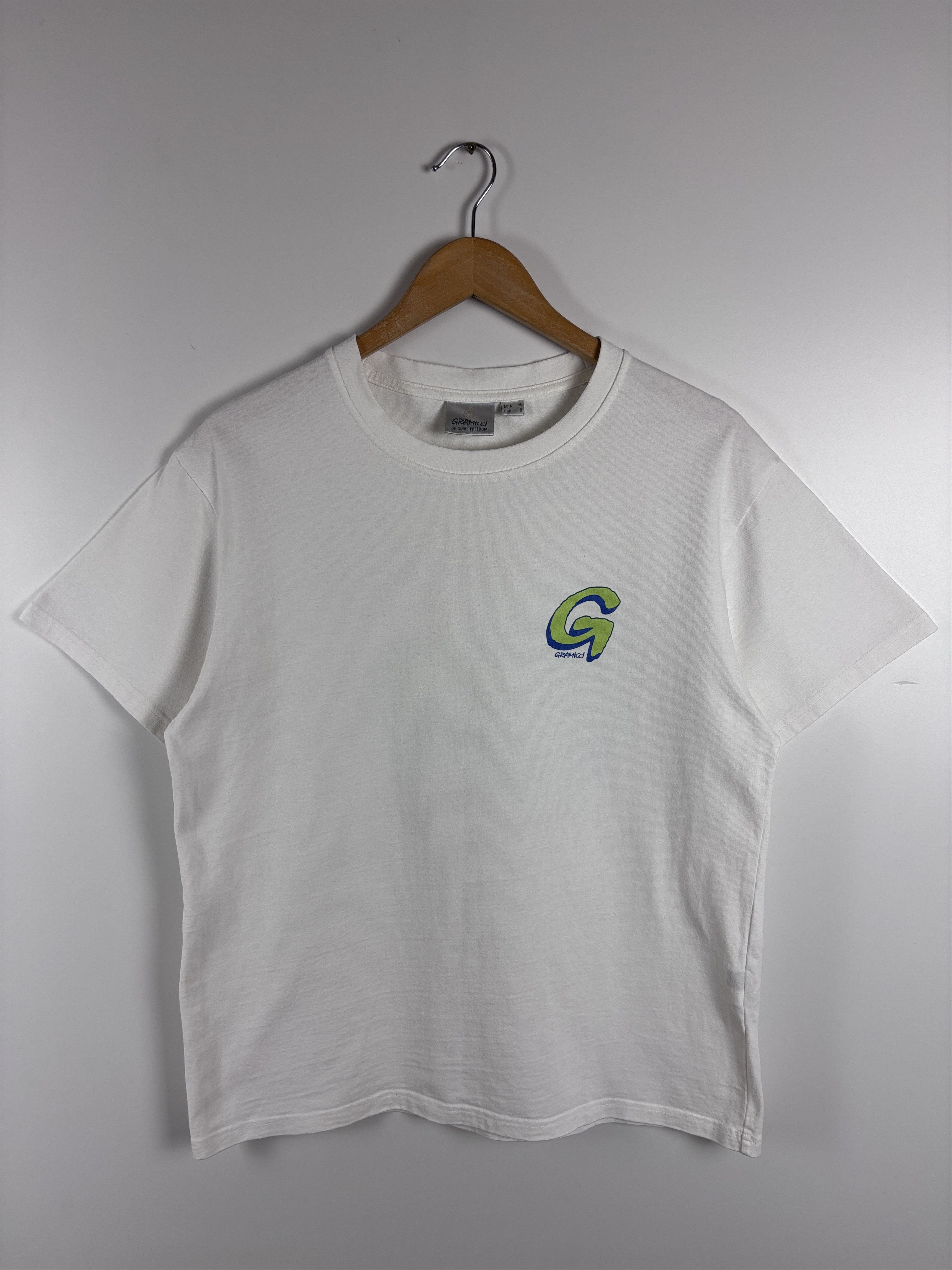 Gramicci Mens Gramicci Big G Logo Print T-Shirt White Size S Size US S / EU 44-46 / 1 - 2 Thumbnail