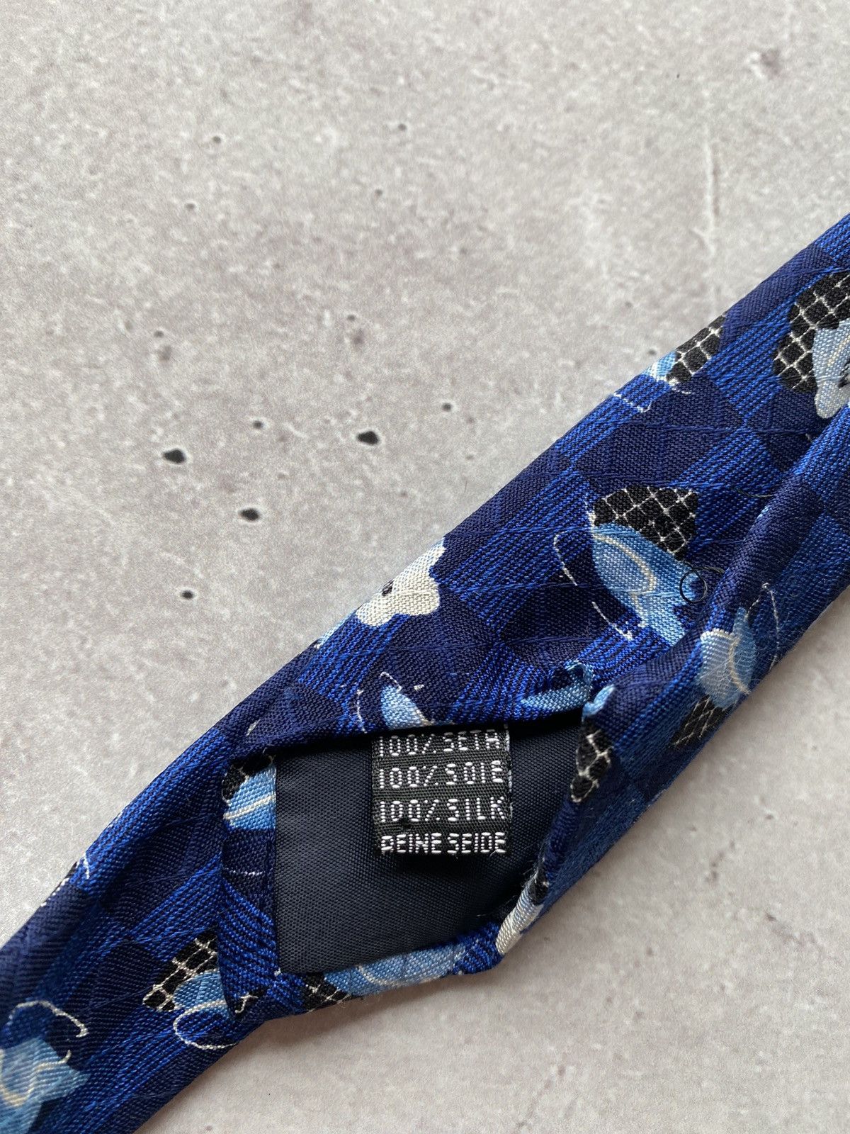 Designer Karl Lagerfeld Paris Designer Luxury Textured Silk Blend tie Size ONE SIZE - 4 Thumbnail
