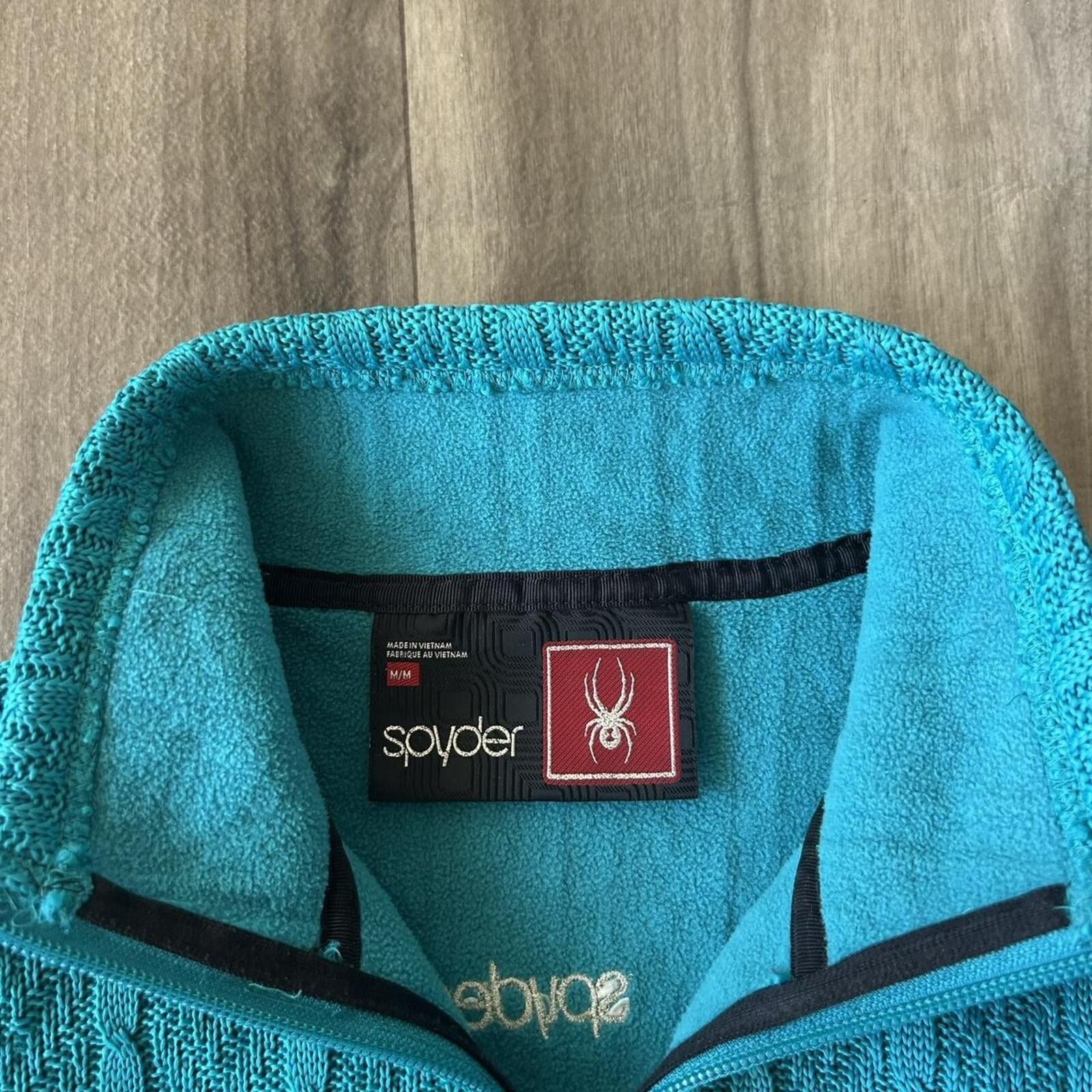 Spyder Women’s Spyder blue fleece zip up athletic jacket Size M Size M / US 6-8 / IT 42-44 - 4 Thumbnail