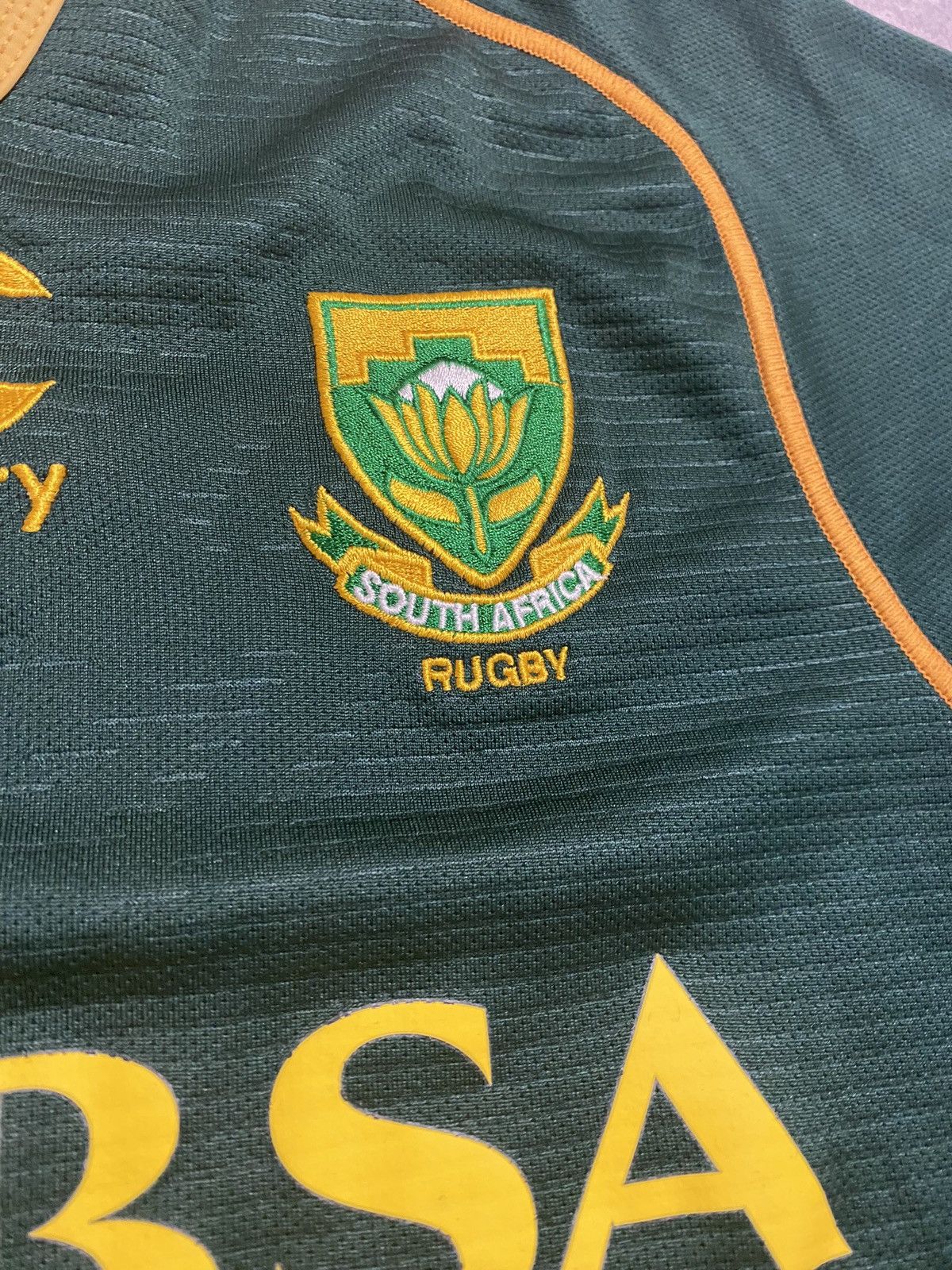 Canterbury of New Zealand × Vintage South Africa National Rugby Shirt Jersey Canterbury Size US S / EU 44-46 / 1 - 5 Thumbnail