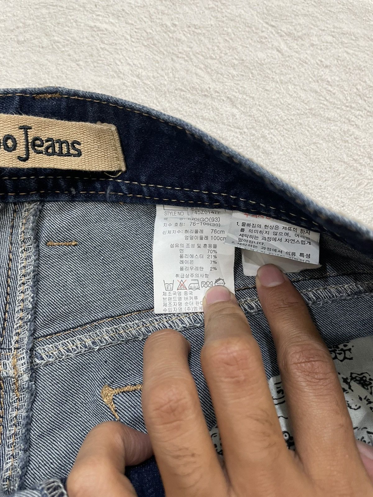 Japanese Brand 2000s Buckaro Mudwash Distressed Y2K Japan Brand Embroidered Size US 29 - 6 Thumbnail