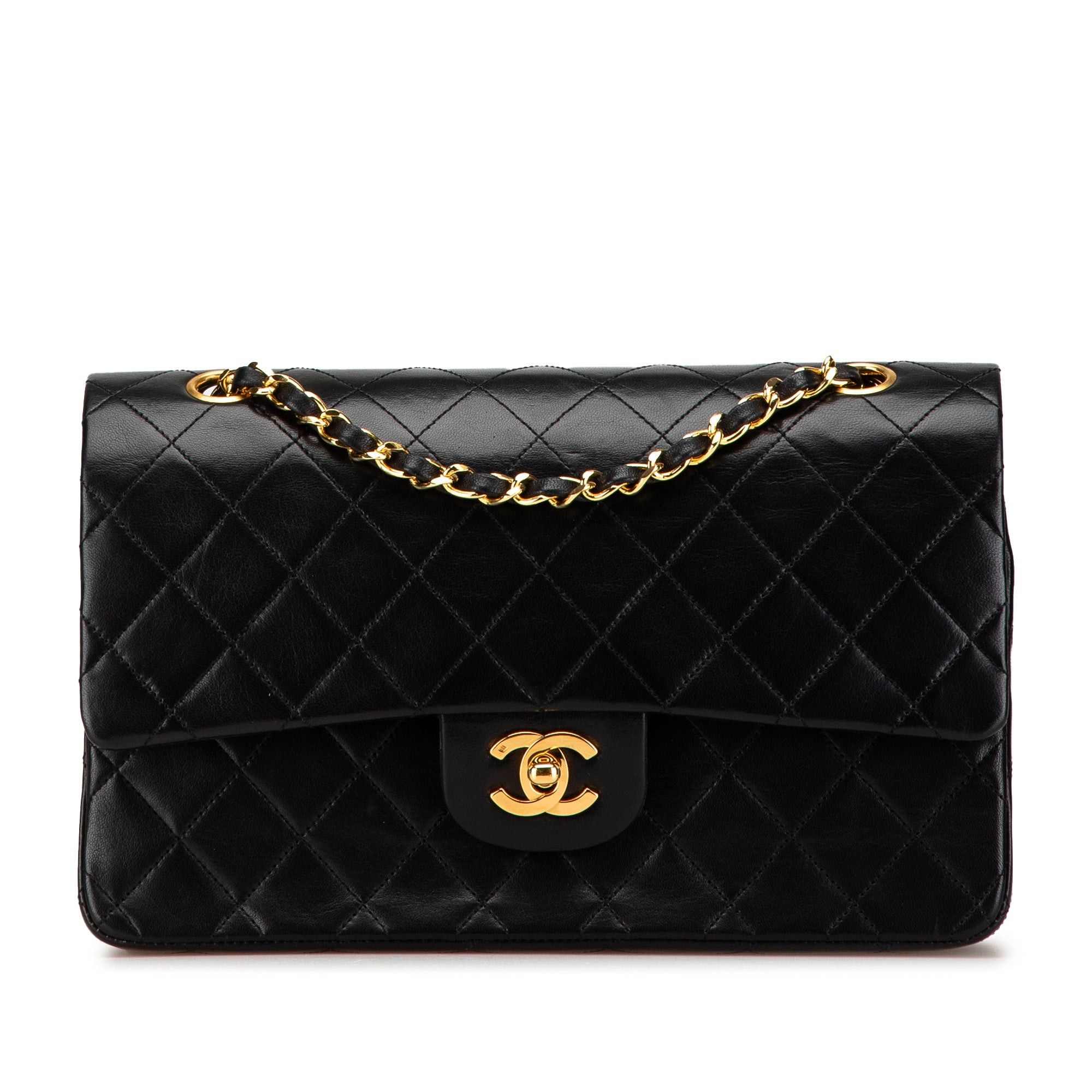 Chanel Chanel Medium Classic Lambskin Double Flap Black Size ONE SIZE - 1 Thumbnail