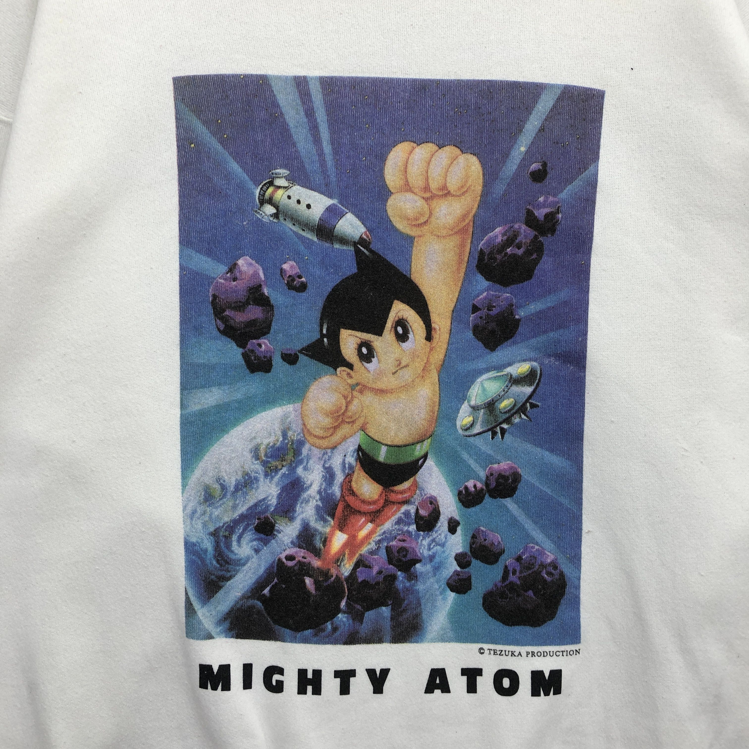 Anime × Japanese Brand × Vintage Vintage 90s Atomic Astroboy Sweater Mighty Atom Sweatshirt Size US L / EU 52-54 / 3 - 3 Thumbnail