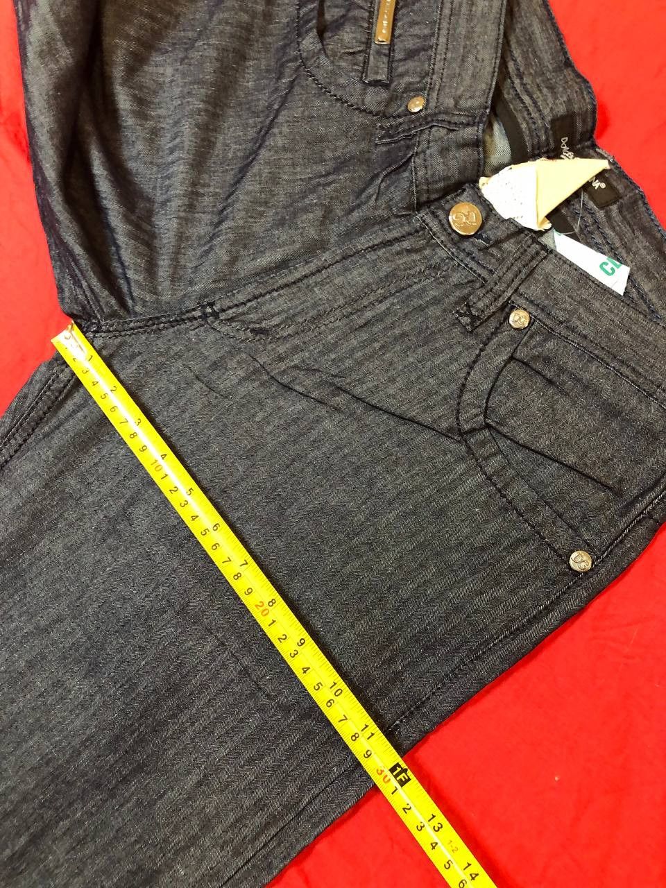 Dolce & Gabbana DOLCE & GABBANA distressed denim pants with logo Size US 33 - 8 Thumbnail