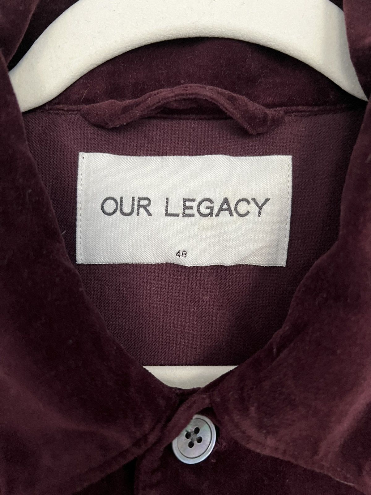 Our Legacy Our Legacy velvet shirt Size US M / EU 48-50 / 2 - 3 Thumbnail