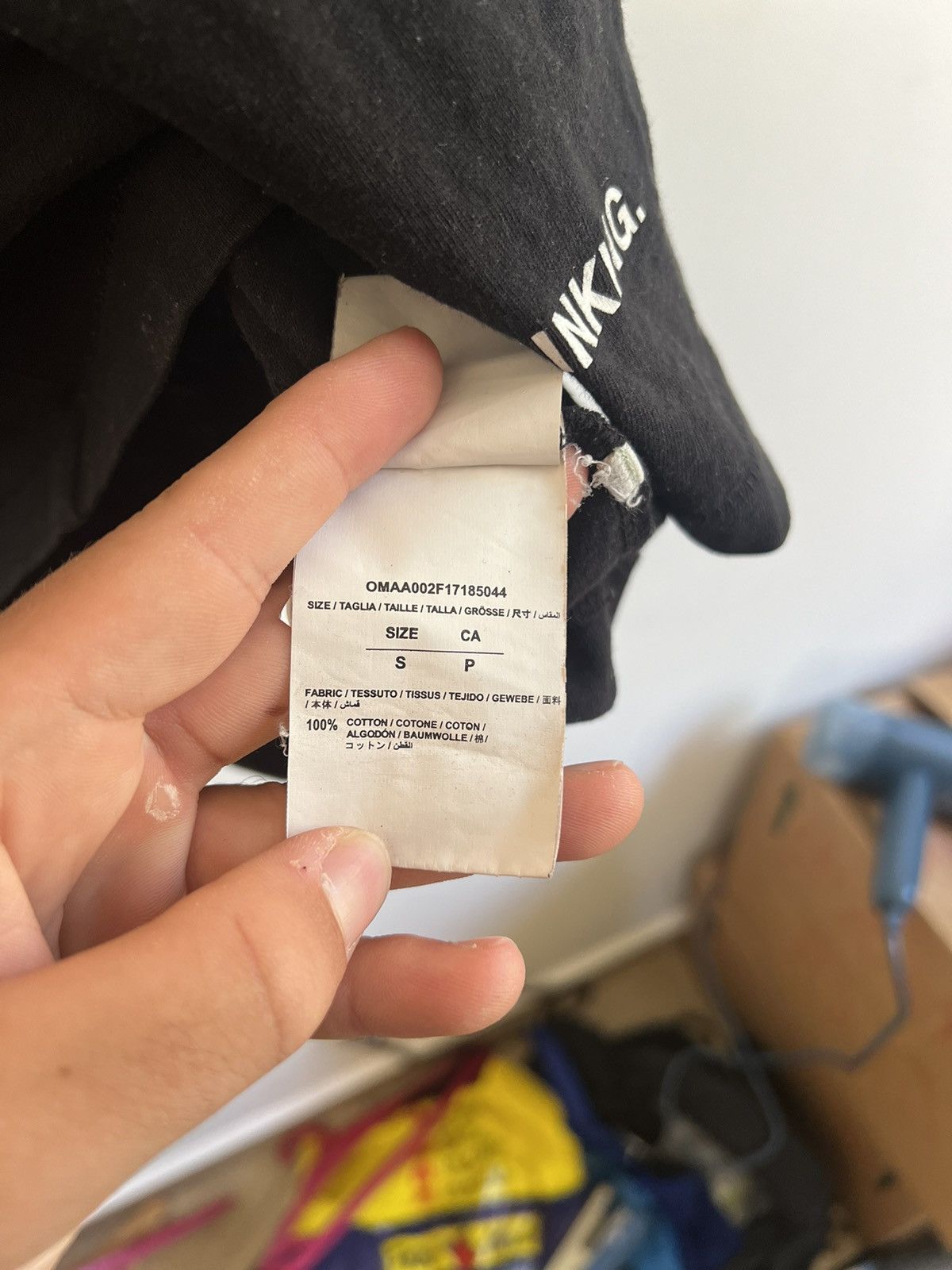 Off-White × Virgil Abloh Off white “I just was thinking “ Logo TEE Size US M / EU 48-50 / 2 - 9 Thumbnail