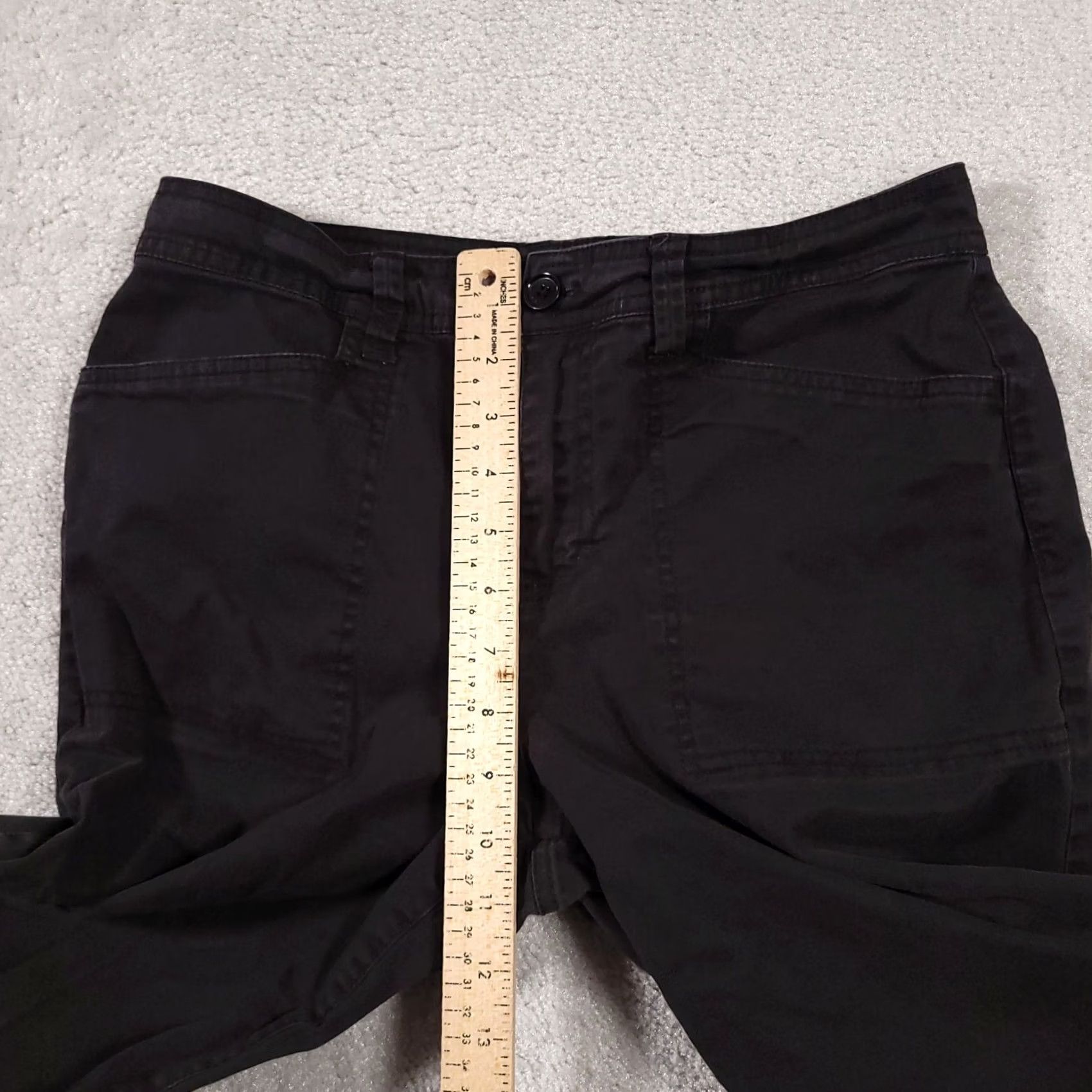 Gloria Vanderbilt VINTAGE Gloria Vanderbilt Pants Women's 6 Black Stretch Mid-Rise Casual Chino Straight 29in Inseam Mens? Ladies? Size 28" / US 6 / IT 42 - 7 Thumbnail