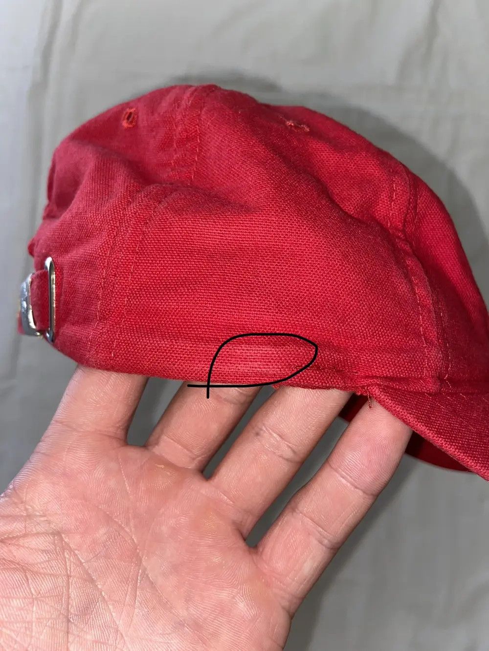 Ferrari VINTAGE 1999 RED FERRARI RACING 90’S HAT CAP F-1 FORMULA Size ONE SIZE - 10 Thumbnail