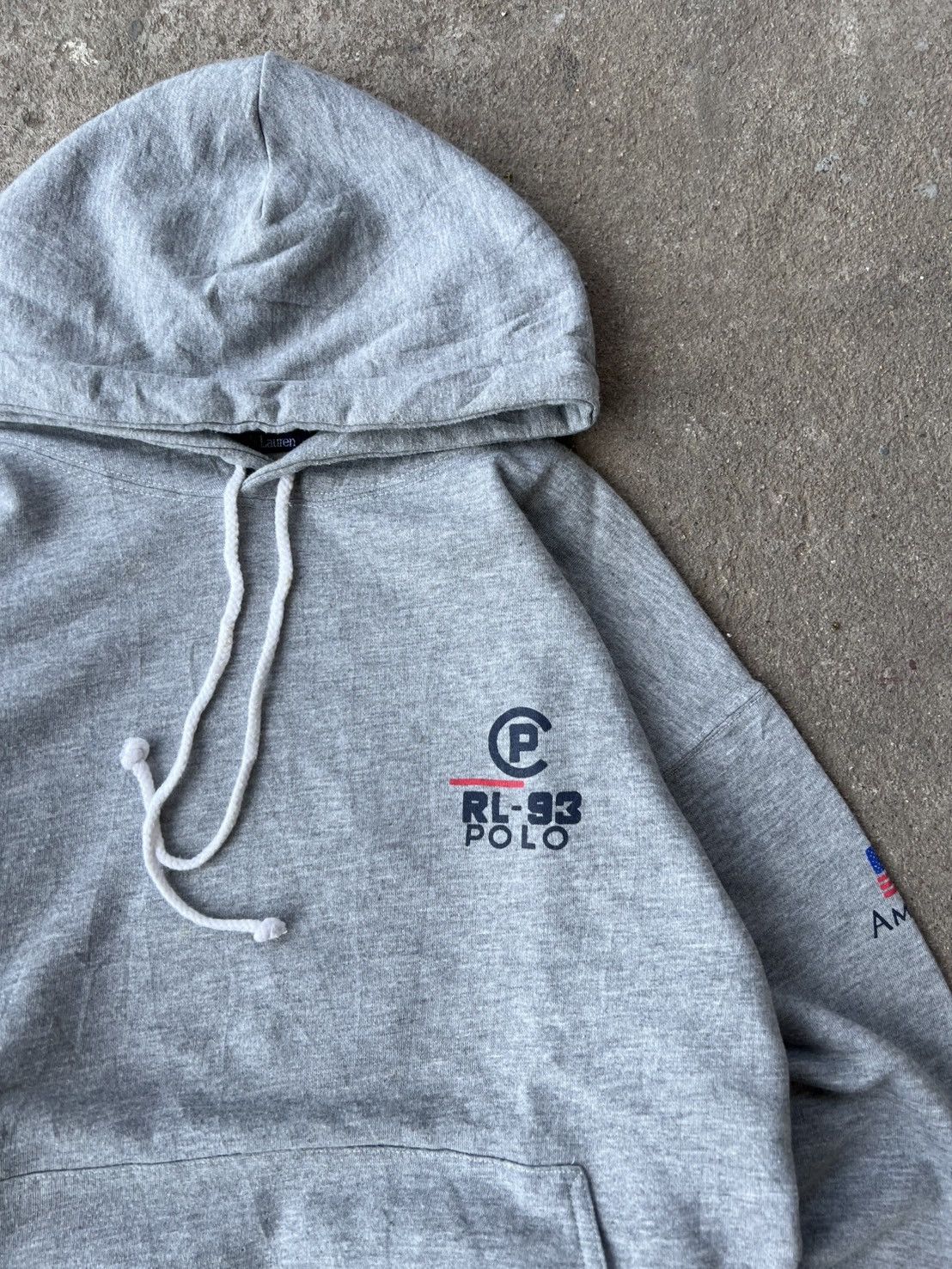 Polo Ralph Lauren Vintage Polo Pwing A3 RL-93 Big Logo Hoodie Sweatshirt Size US L / EU 52-54 / 3 - 3 Thumbnail