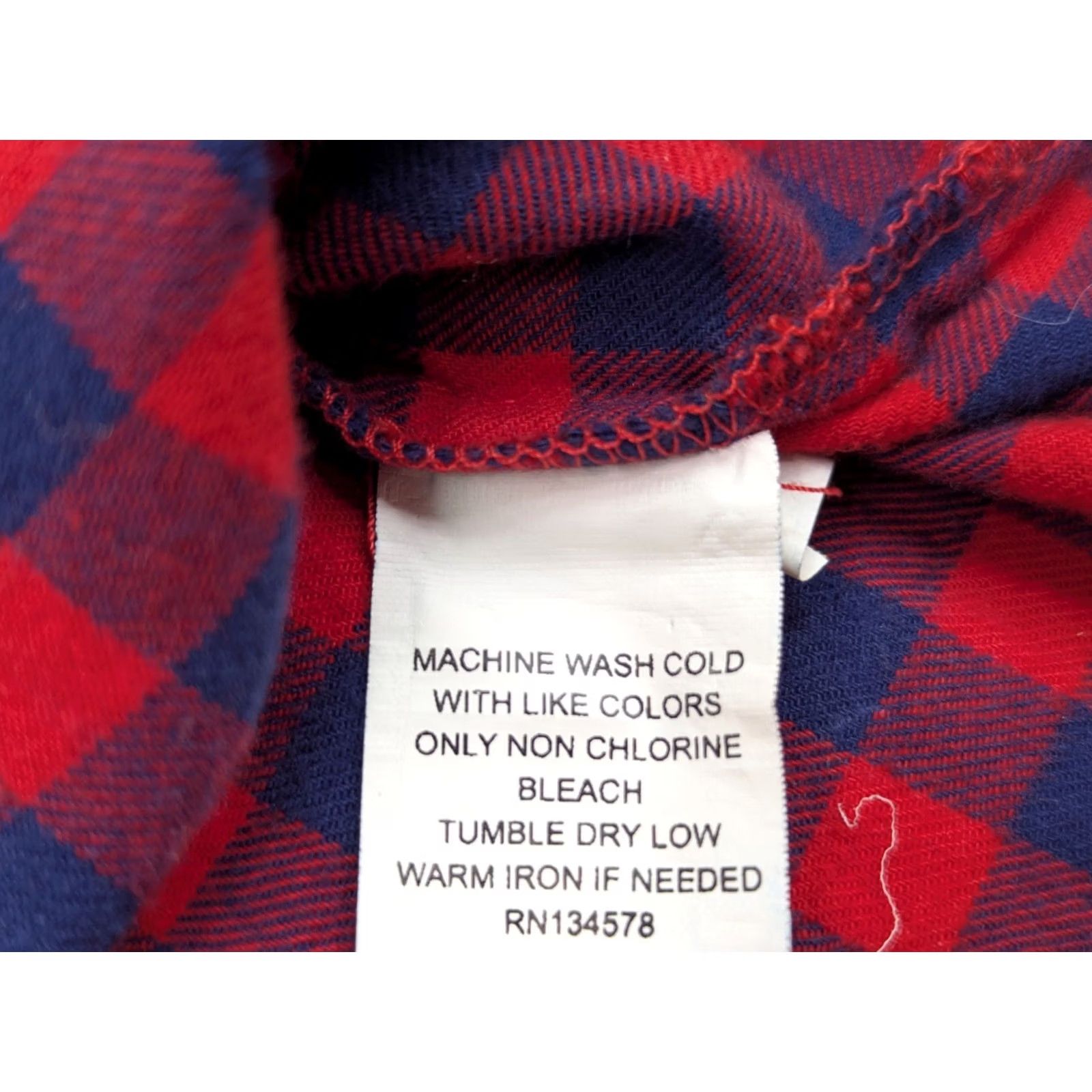 Vineyard Vines Vineyard Vines Button-Up Flannel Shirt Women 10 Red Blue Check Plaid Lightweight Cotton Shirt Size L / US 10 / IT 46 - 6 Thumbnail