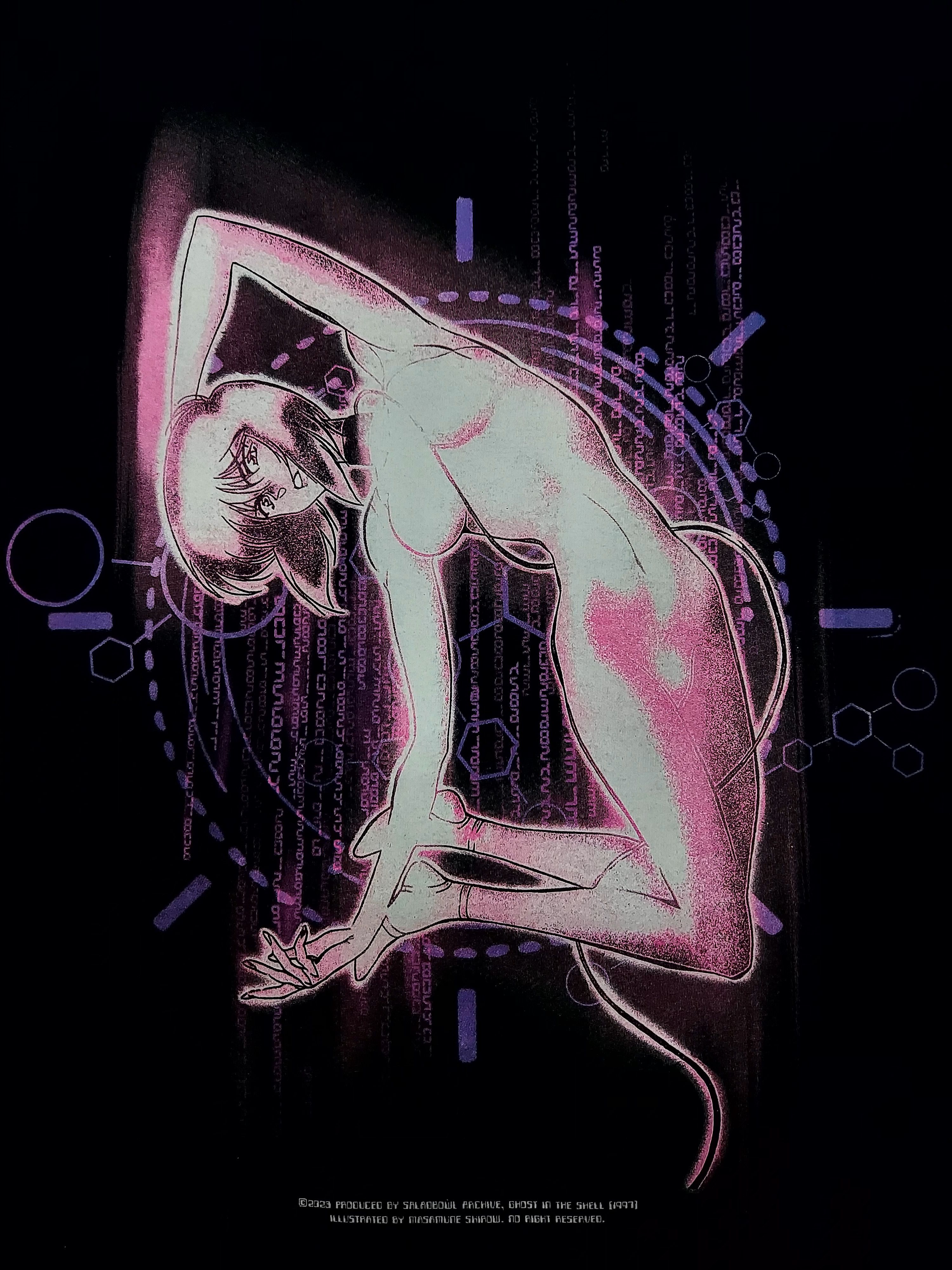 Anime × Japanese Brand 💥Ghost In The Shell Makoto Kusanagi T Shirt Size US L / EU 52-54 / 3 - 2 Thumbnail