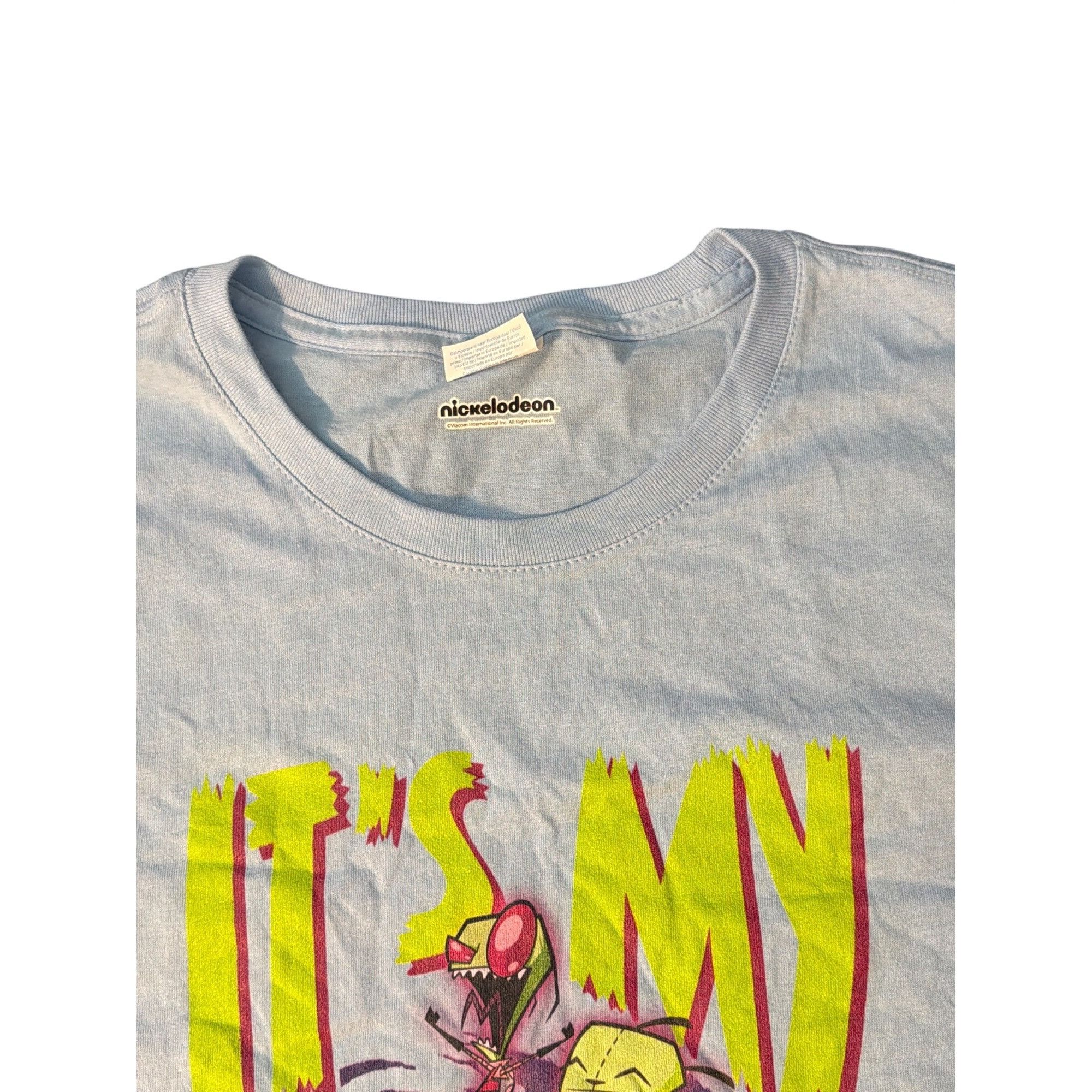 Nickelodeon Nickelodeon Invader Zim Its My Birthday Light Blue T Shirt G Size M / US 6-8 / IT 42-44 - 3 Thumbnail