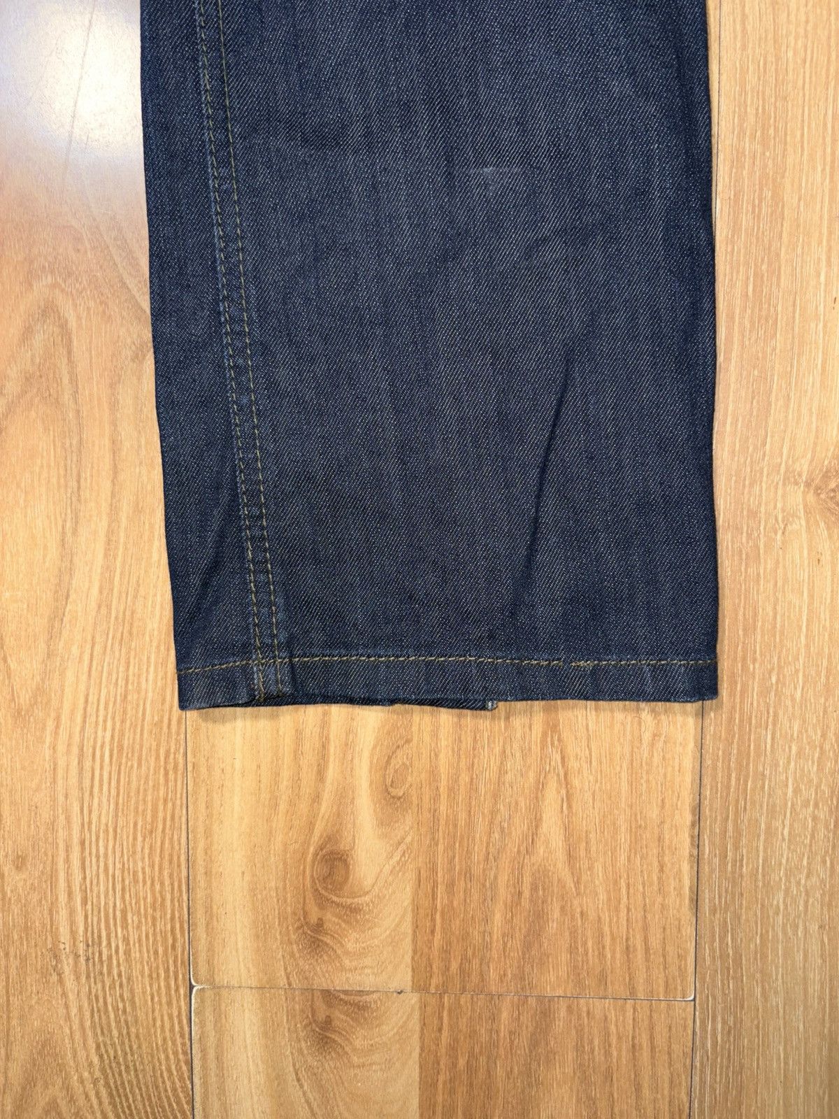 Lee VTG Lee Y2K Snap Button Convertible Flare Jeans Indigo Blue Size US 34 / EU 50 - 5 Thumbnail