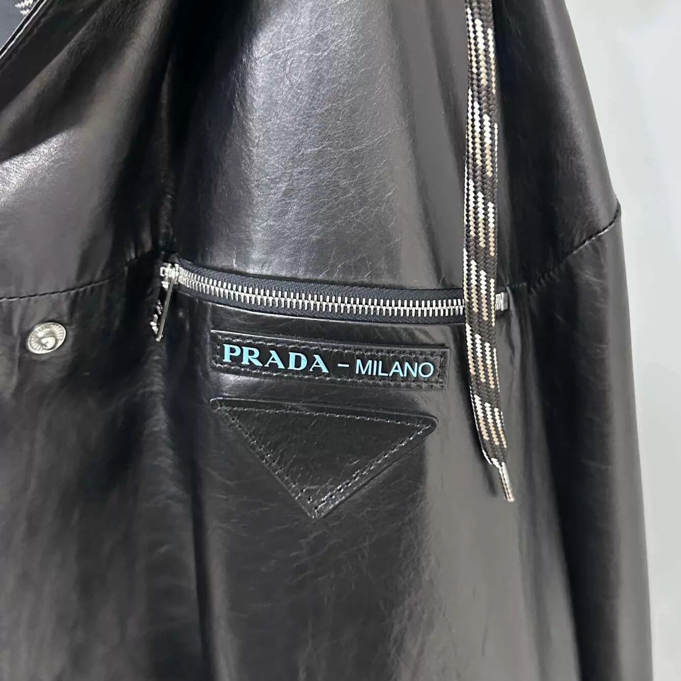 Prada PRADA Black Label Leather Jacket 38 99New Size XS / US 0-2 / IT 36-38 - 5 Thumbnail