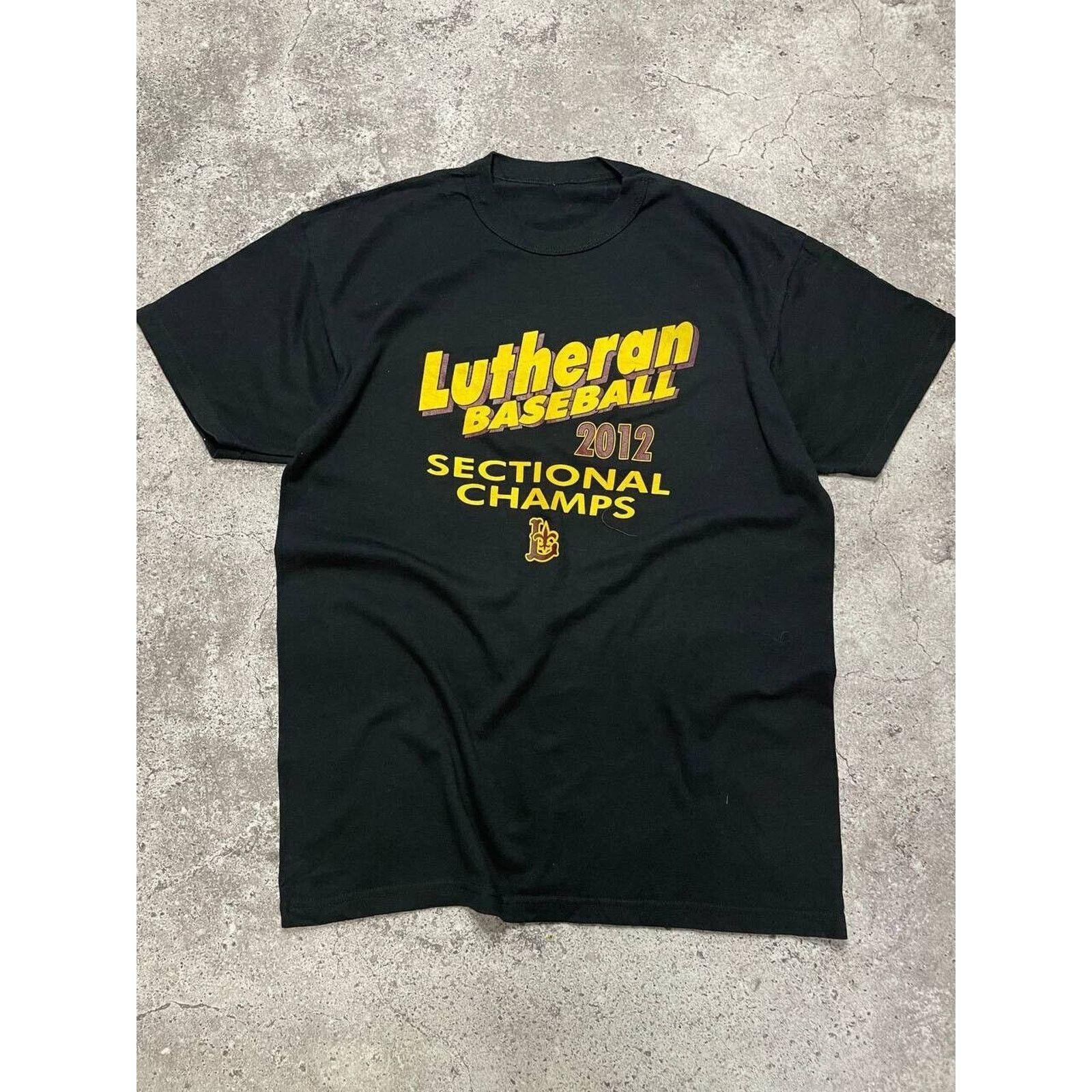 Vintage Vintage Lutheran Baseball Sectional Champs T-Shirt Black M Size US M / EU 48-50 / 2 - 1 Thumbnail