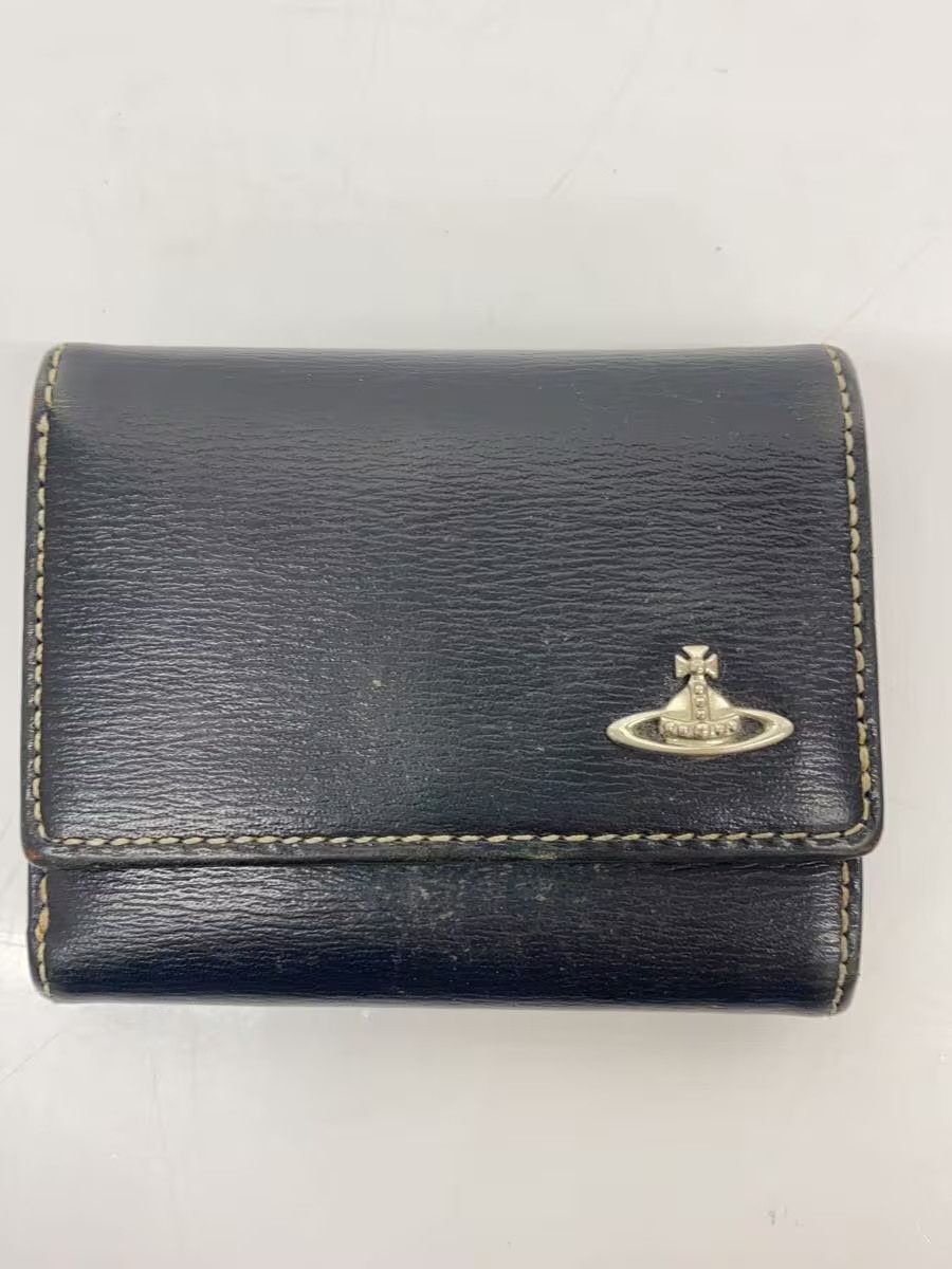 Vivienne Westwood Contrast Stitch Orb Leather Wallet Size ONE SIZE - 2 Thumbnail
