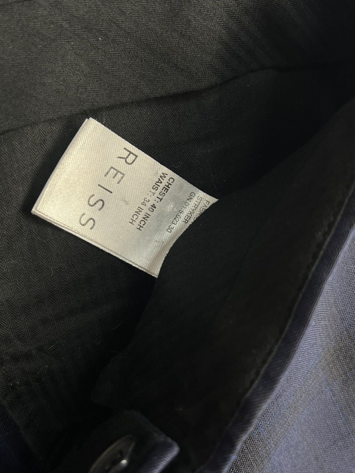 Reiss Reiss Three Piece Check Suit Jacket Vest Trousers Size S - M Size 40R - 18 Thumbnail