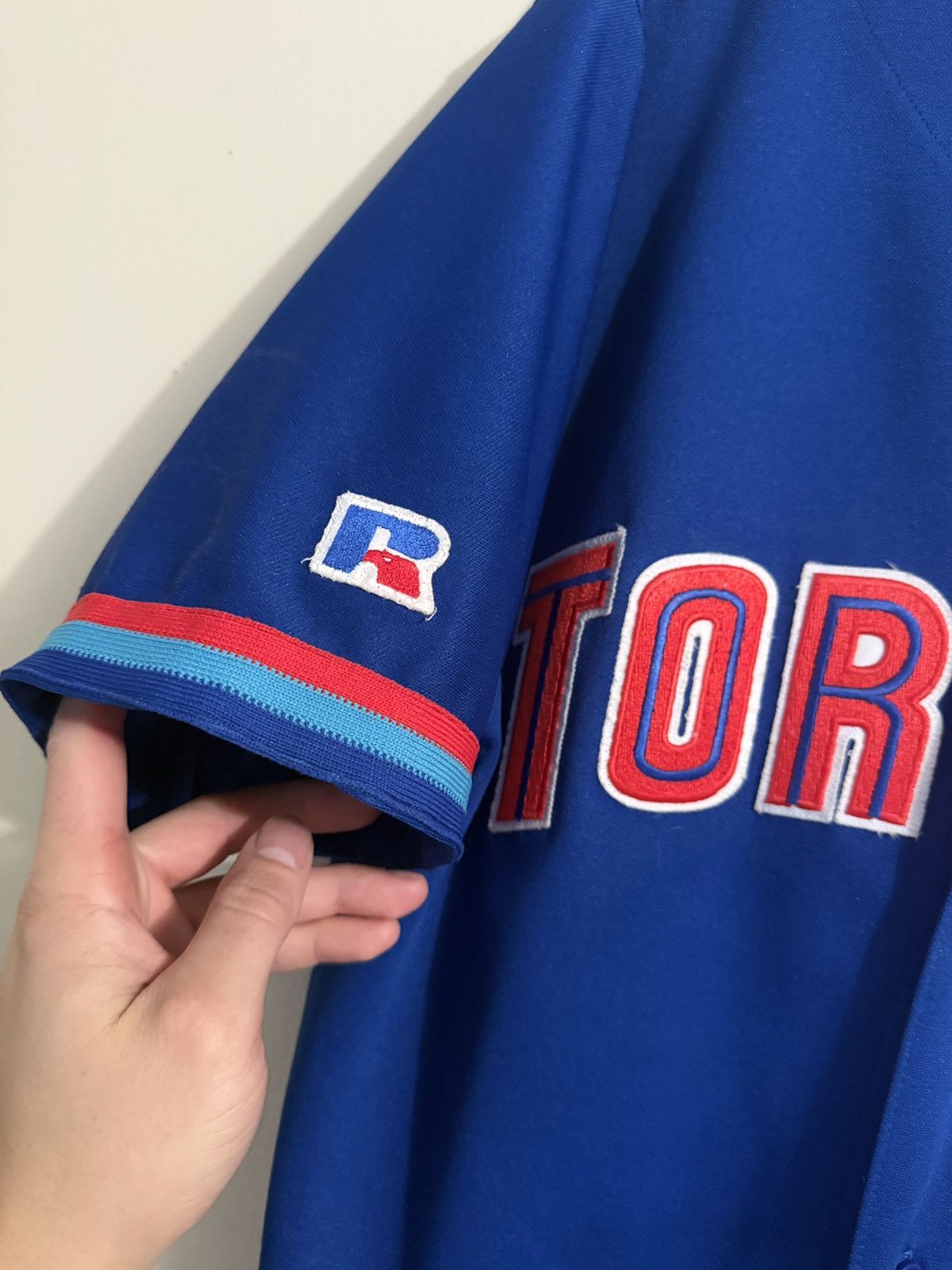 MLB 2001 Russell Athletic Toronto Blue Jays Delgado MLB Jersey Size US M / EU 48-50 / 2 - 5 Thumbnail
