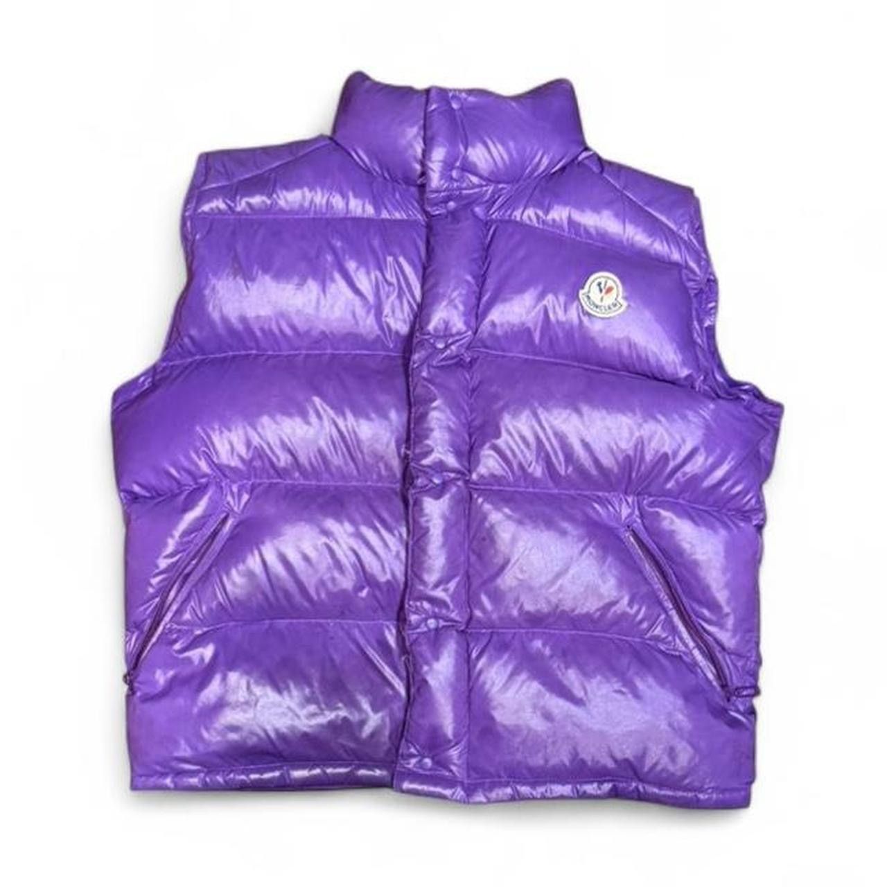 Moncler Vintage Moncler Grenoble Purple Down Puffer Vest Size US L / EU 52-54 / 3 - 1 Thumbnail