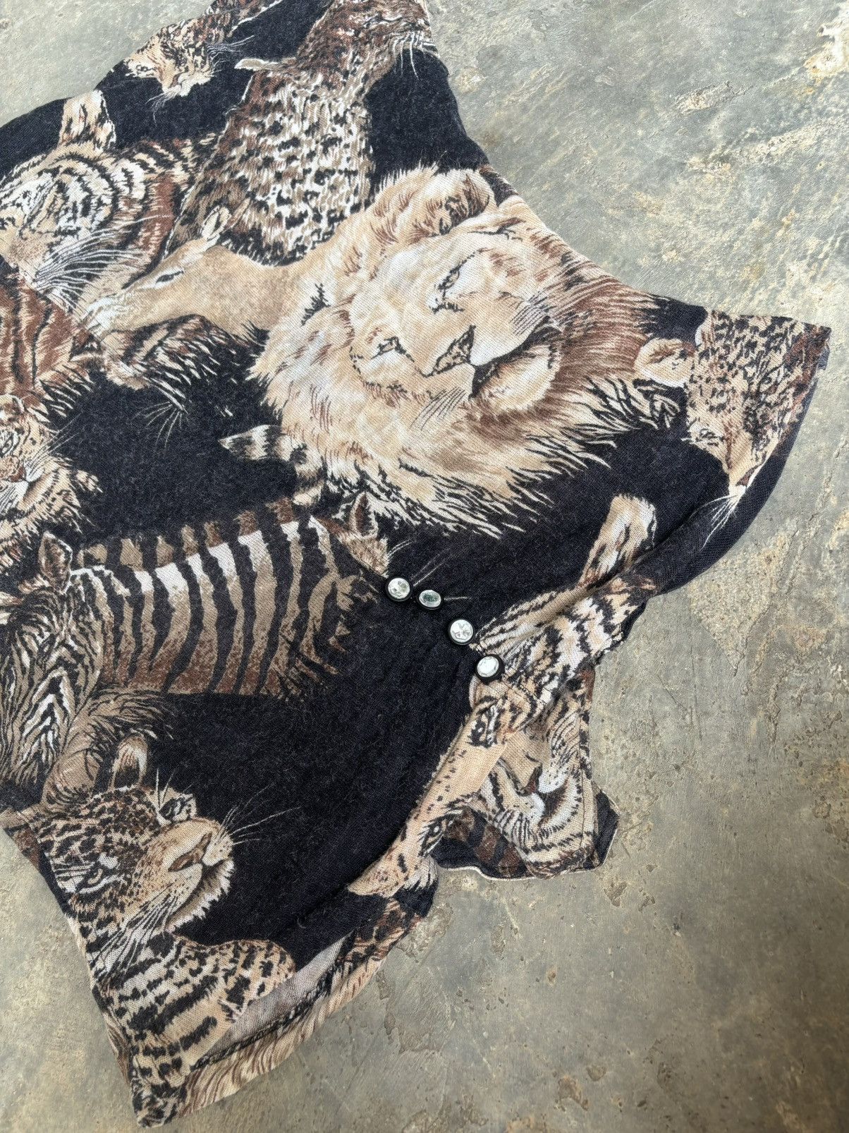 20471120 × Beauty Beast × Japanese Brand Vintage Japanese GK Animal Shirt Size M / US 6-8 / IT 42-44 - 5 Thumbnail