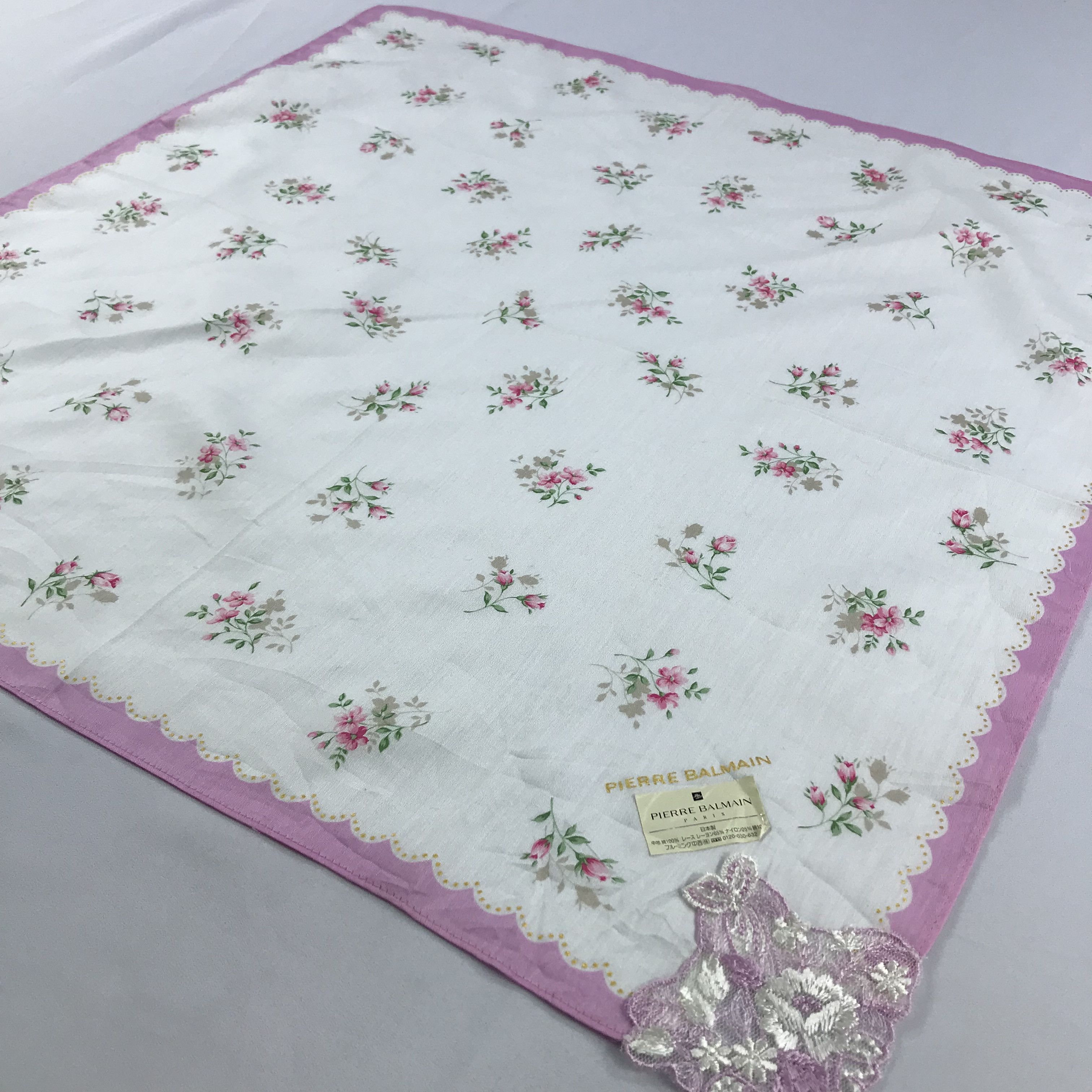 Pierre Balmain × Vintage Pierre Balmain Bandana / Handkerchief / Neckerchief - S2667 Size ONE SIZE - 2 Thumbnail