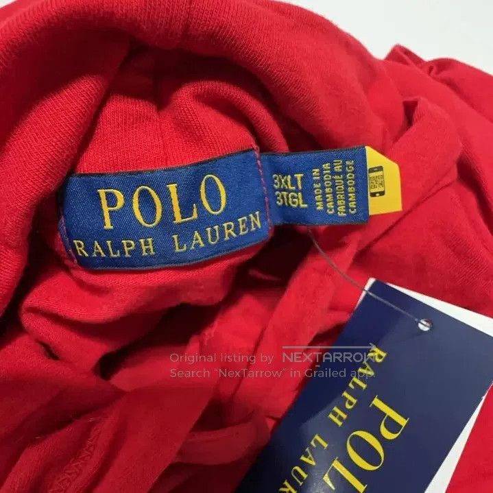 Polo Ralph Lauren Polo Ralph Lauren Bear Print Hooded Long. Size US XXL / EU 58 / 5 - 6 Thumbnail