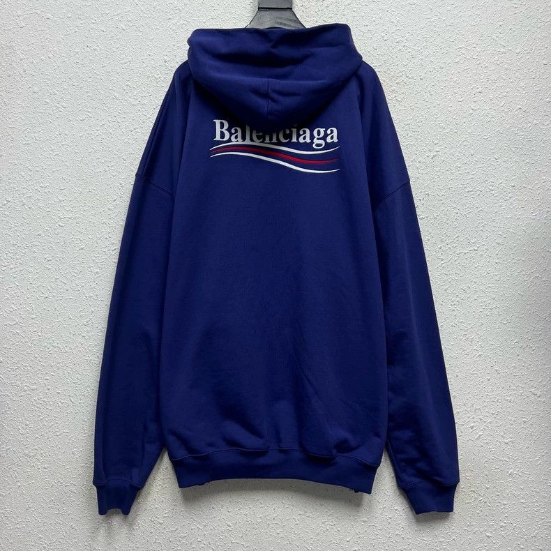 Balenciaga Balenciaga Cola sea wave embroidered hoodie sweater Size US M / EU 48-50 / 2 - 2 Thumbnail