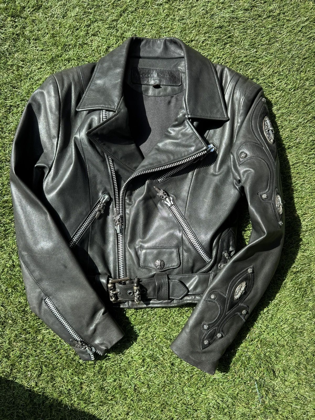 Chrome Hearts Chrome Hearts Biker Jacket Fleur Floral Vintage Size S / US 4 / IT 40 - 7 Thumbnail
