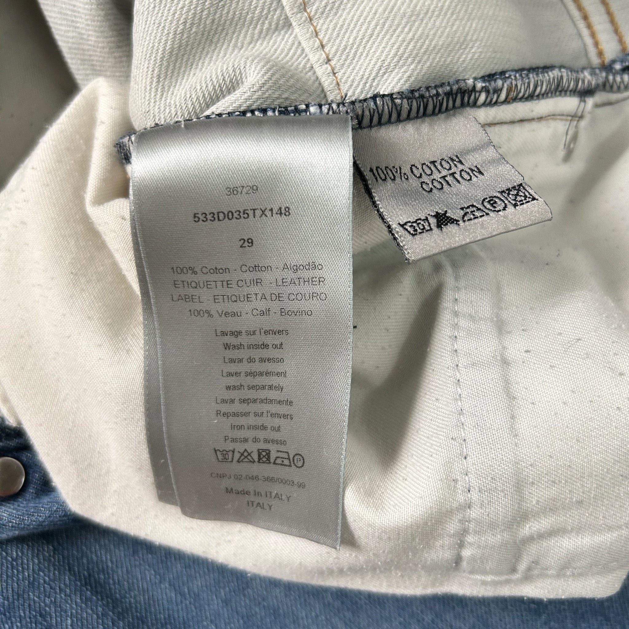 Dior Dior Homme Hedi Slimane Classic Straight Jeans Size US 29 - 5 Thumbnail