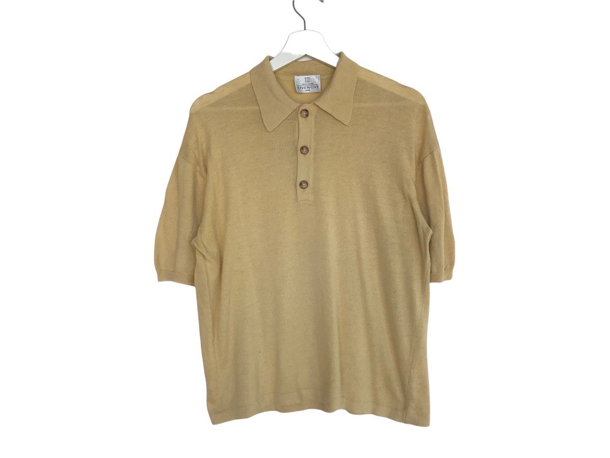 Givenchy Vintage Gentlemen Givenchy collar polos knitted Size US M / EU 48-50 / 2 - 1 Thumbnail