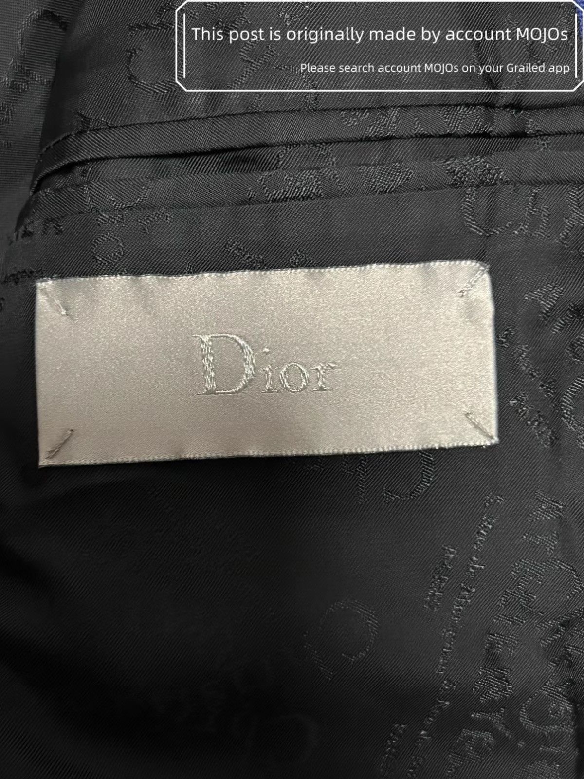 Dior Sz 46 Dior Lighting Blue Blazer mojos1123 Size US S / EU 44-46 / 1 - 5 Thumbnail
