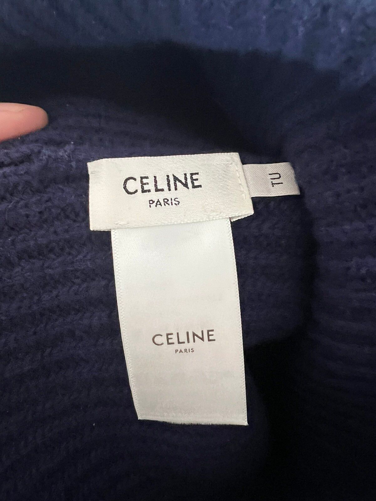 Celine Wool logo beanie Size ONE SIZE - 3 Thumbnail