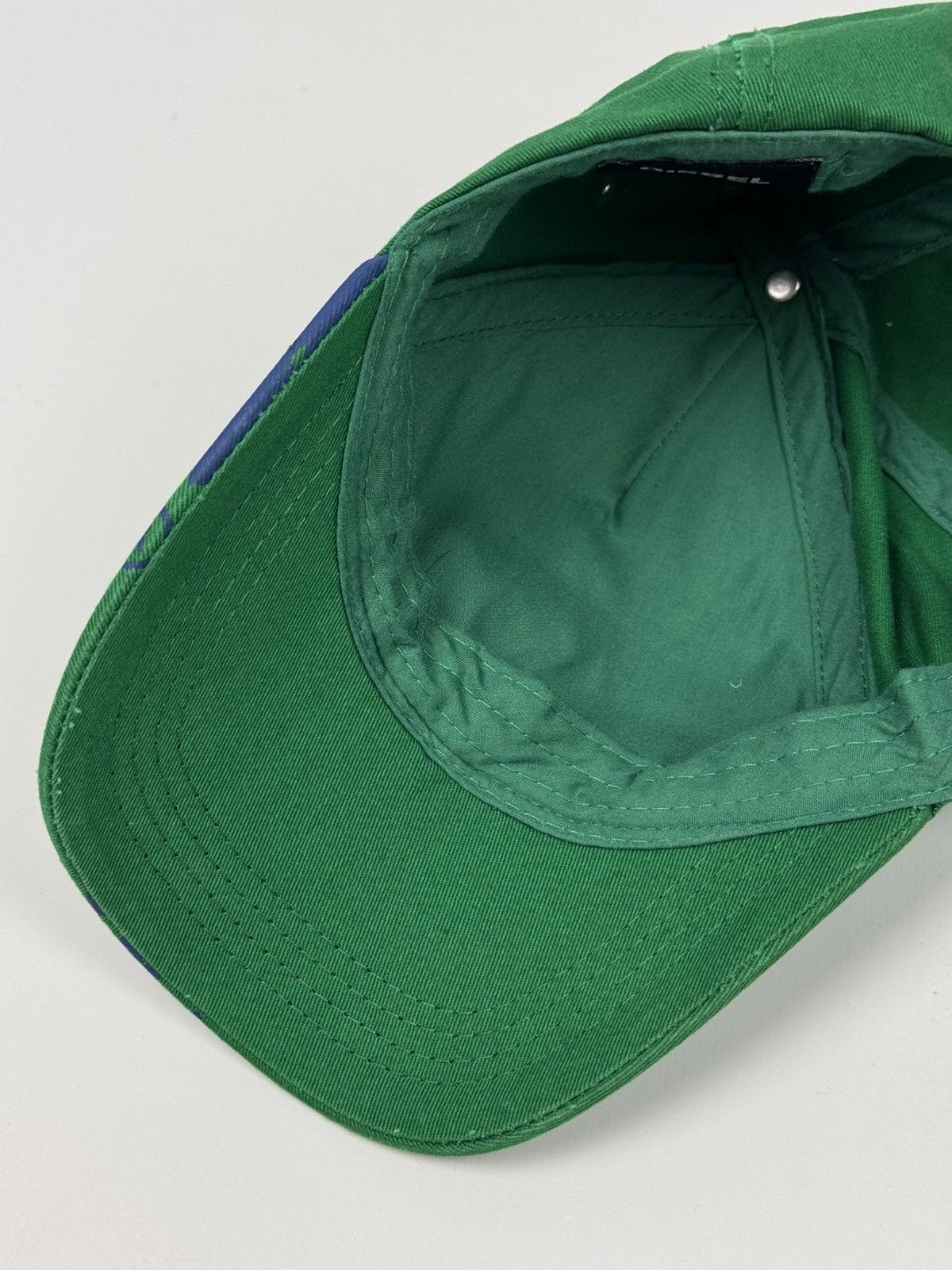 Diesel Y2K Diesel Bug Logo Face Graphic Strap Back Cap Hat Size ONE SIZE - 9 Thumbnail