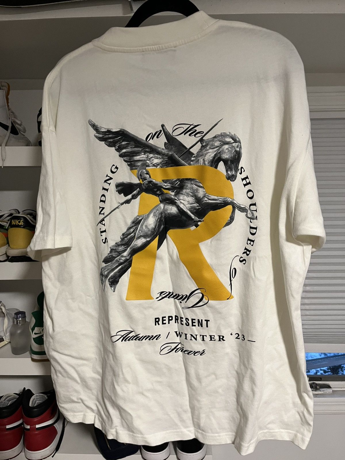 Represent Clo. Represent t shirt - Large - Winter 23 white Size US L / EU 52-54 / 3 - 2 Thumbnail