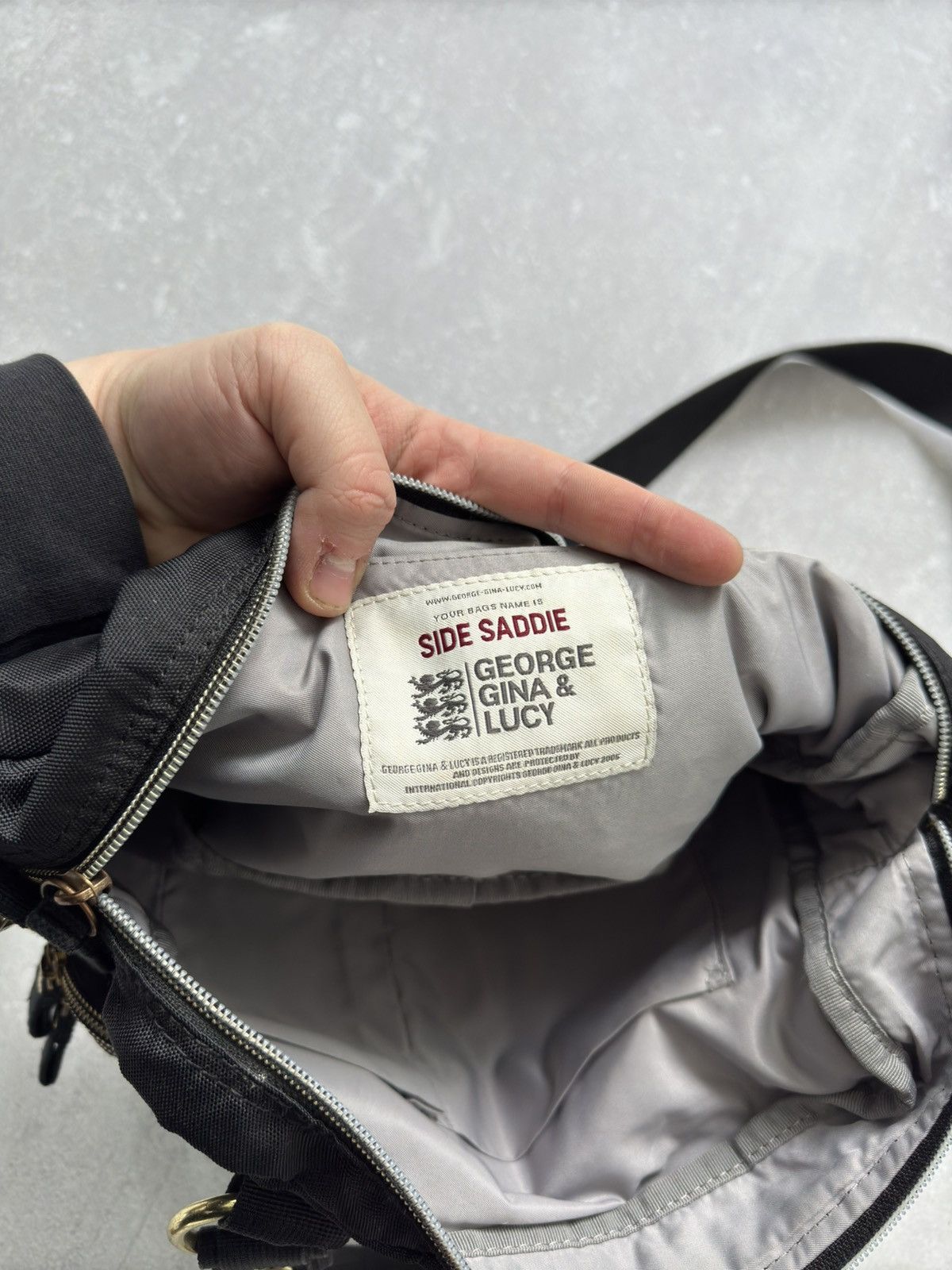 George Gina & Lucy × Japanese Brand Vintage George Gina & Lucy Side Saddie Shoulder Pocket Bag Size ONE SIZE - 8 Thumbnail