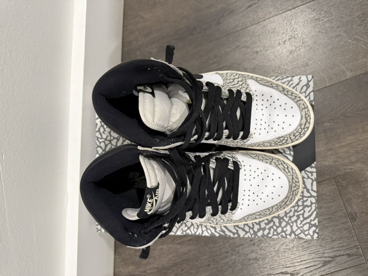 Jordan Brand × Nike Jordan 1 Retro High - White Cement Size US 7 / EU 40 - 8 Thumbnail