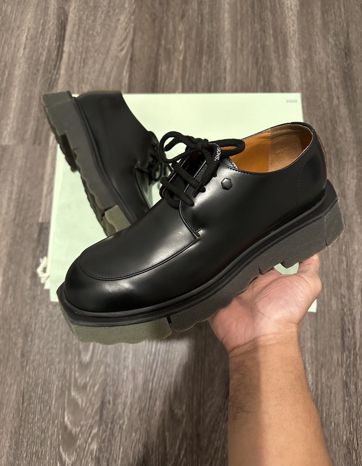 Off-White Off-White Low Top Derby Size US 8 / EU 41 - 1 Thumbnail