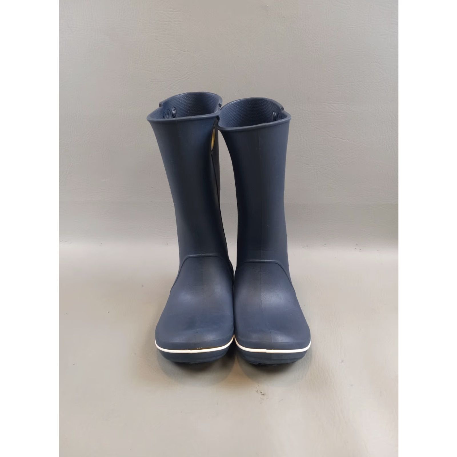 Crocs CROCS Women’s Jaunt Tall Rain Boots 6 US Black Rubber Garden Winter Snow Mud (Mid-Calf, Pull On, Waterproof, Lightweight, Logo) Womens Size US 7 / IT 37 - 3 Thumbnail