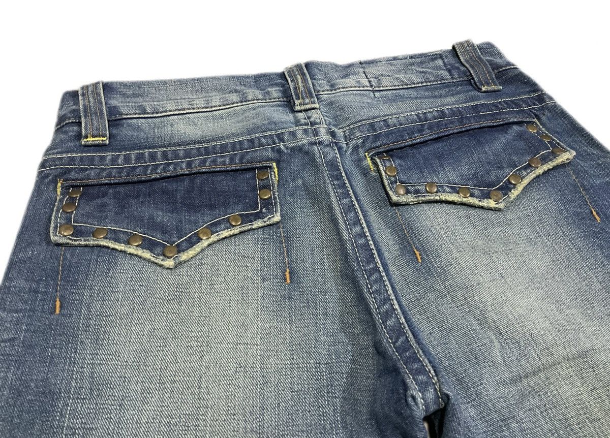 Hysteric Glamour × If Six Was Nine × Japanese Brand 🔥Sick Y2K Rock Wood Rivet Flared Denim LGB Size US 30 / EU 46 - 8 Thumbnail