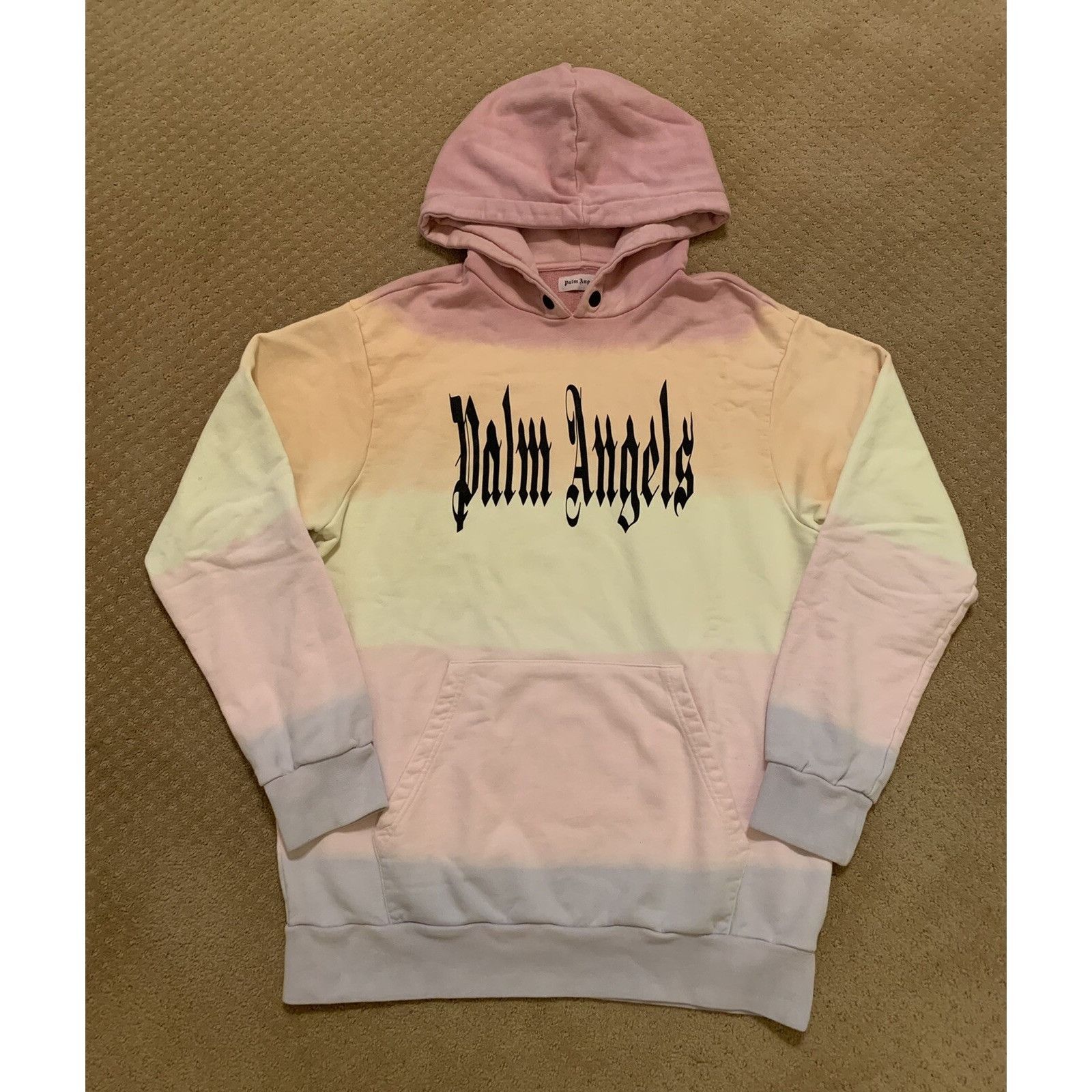 Palm Angels Palm Angels Gothic Multicolor Rainbow Hoodie Sweatshirt Medi Size US M / EU 48-50 / 2 - 1 Thumbnail
