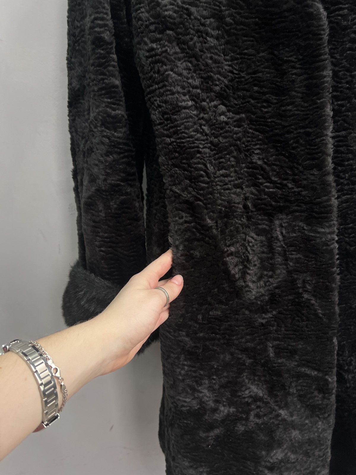 Hysteric Glamour Vintage Faux Fur Long Jakcet Black Coat if six was nine Size US M / EU 48-50 / 2 - 4 Thumbnail