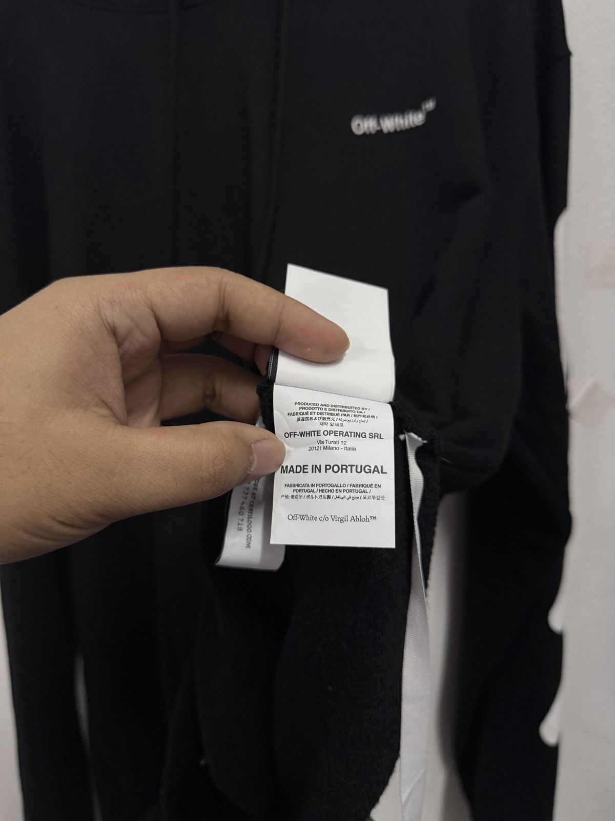Off-White Offwhite Wave Diag Hoodie Size US XL / EU 56 / 4 - 8 Thumbnail