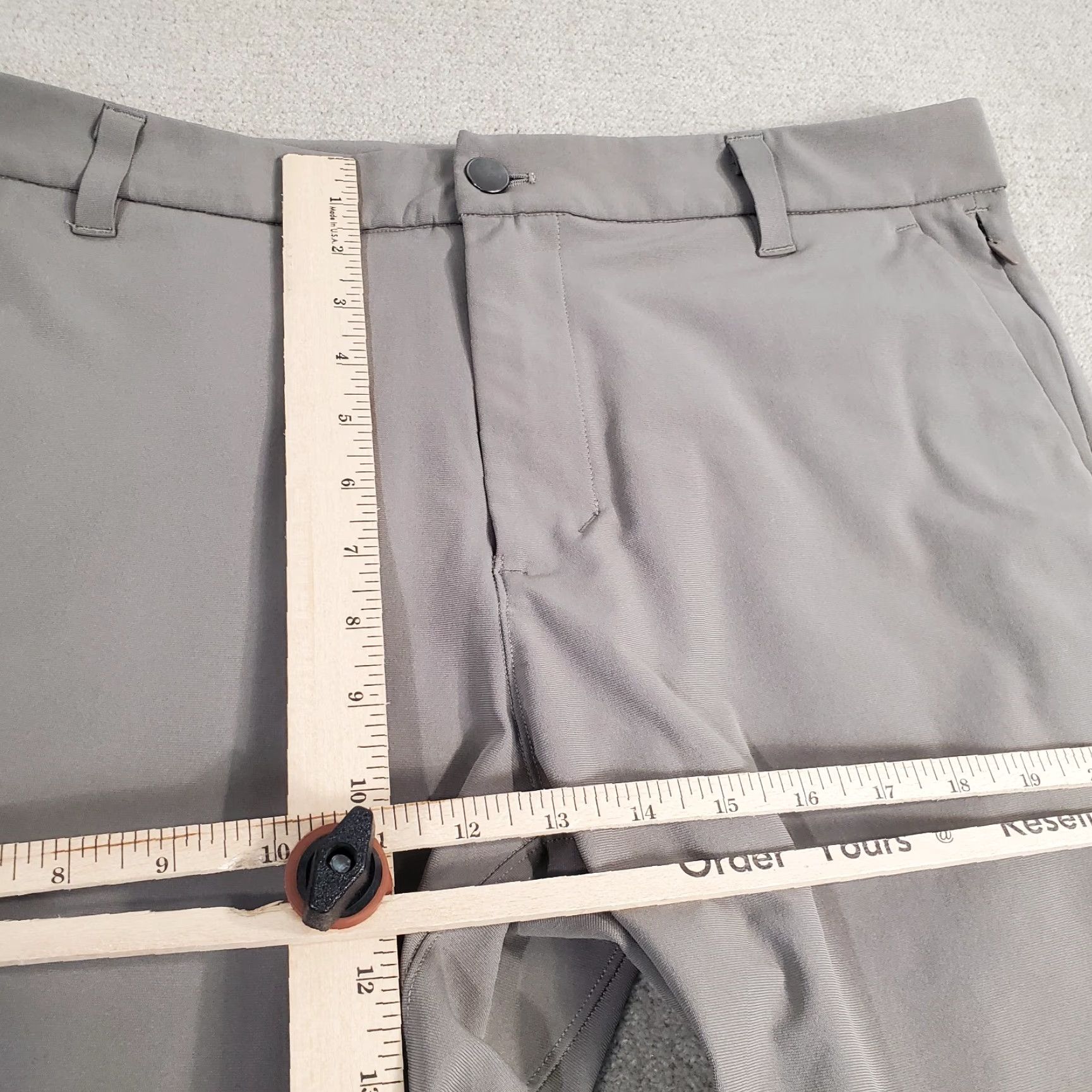 Lululemon Lululemon Commission Pants Mens 32x31 Green Warpstreme Chino Classic Fit LM5AEXS Pants Man Green Logo Pockets Casual Vintage No Size US 32 / EU 48 - 4 Thumbnail